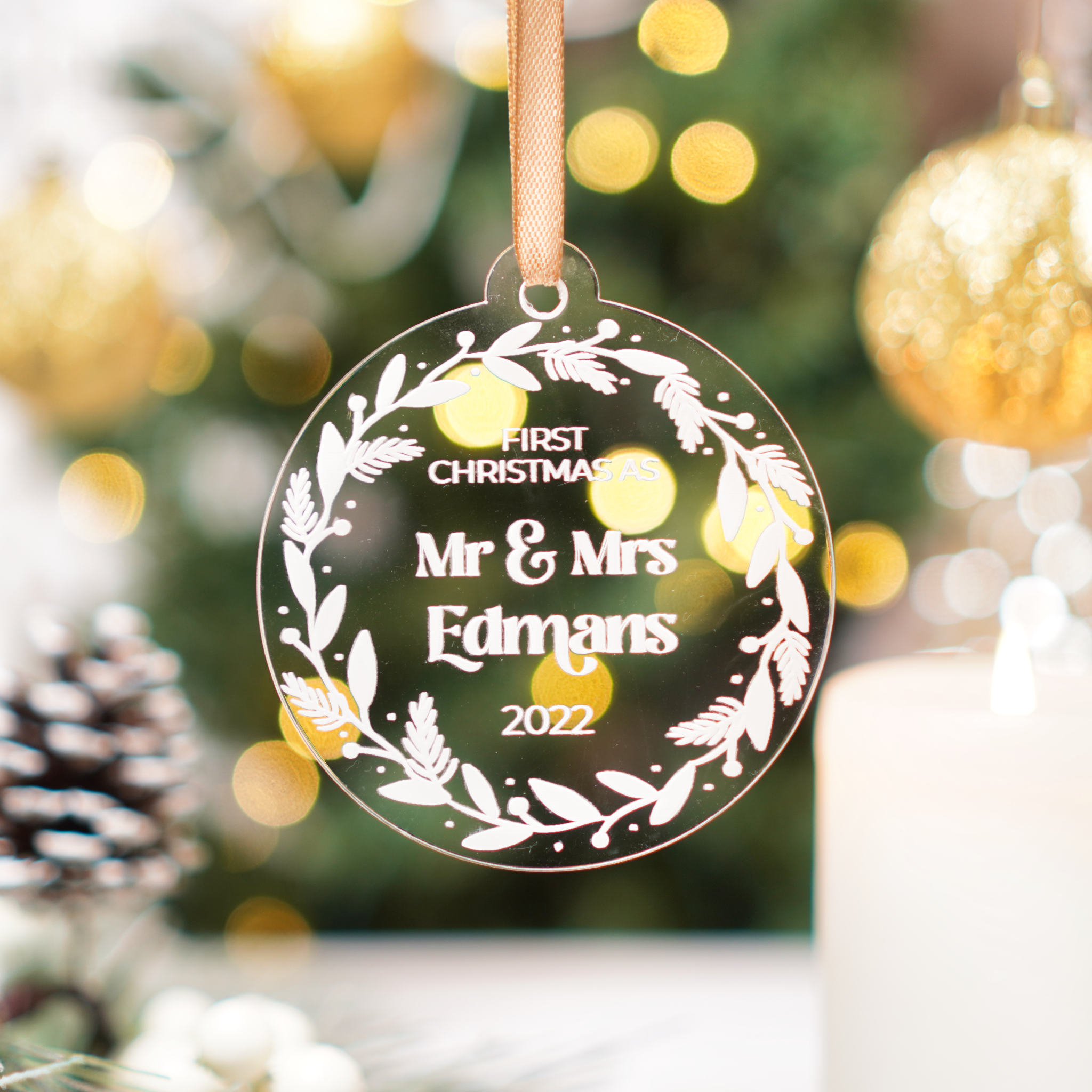 Mr & Mrs Ornament
