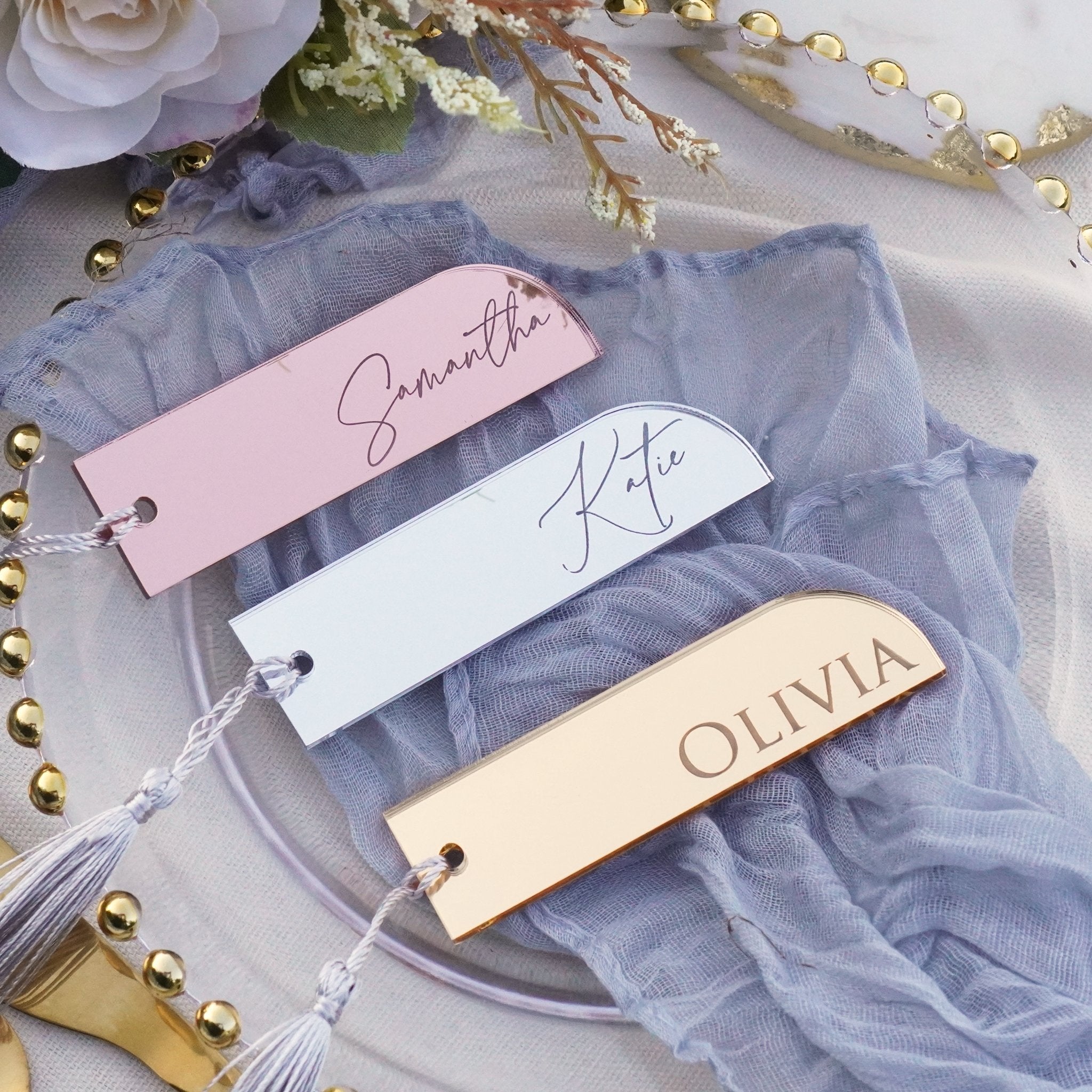 Bookmark Style Wedding Favours