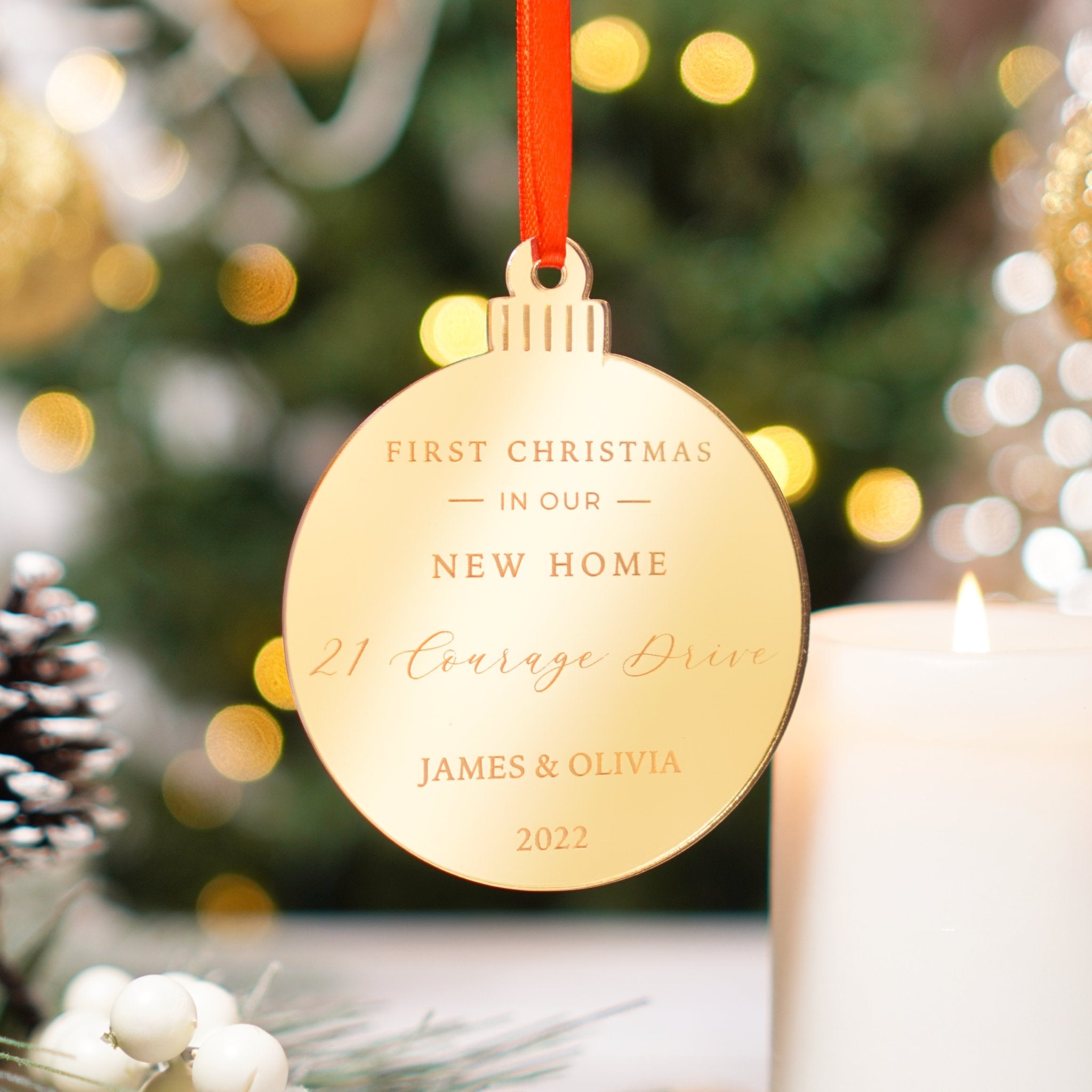 New home christmas ornament