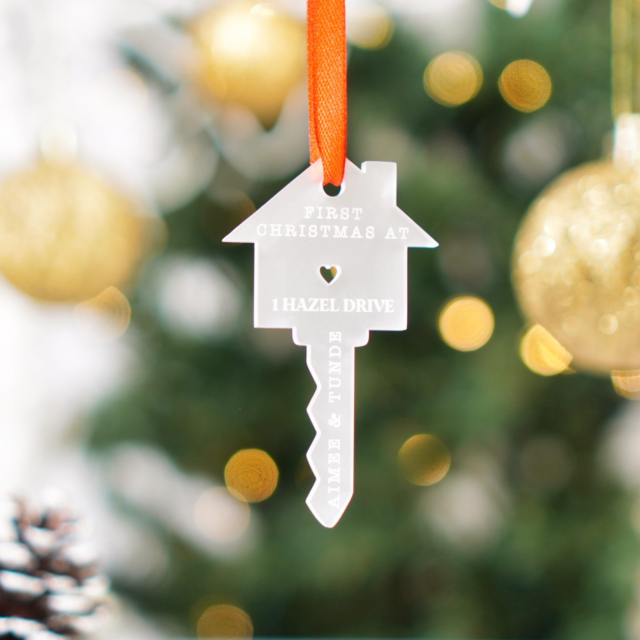 New home Christmas ornament
