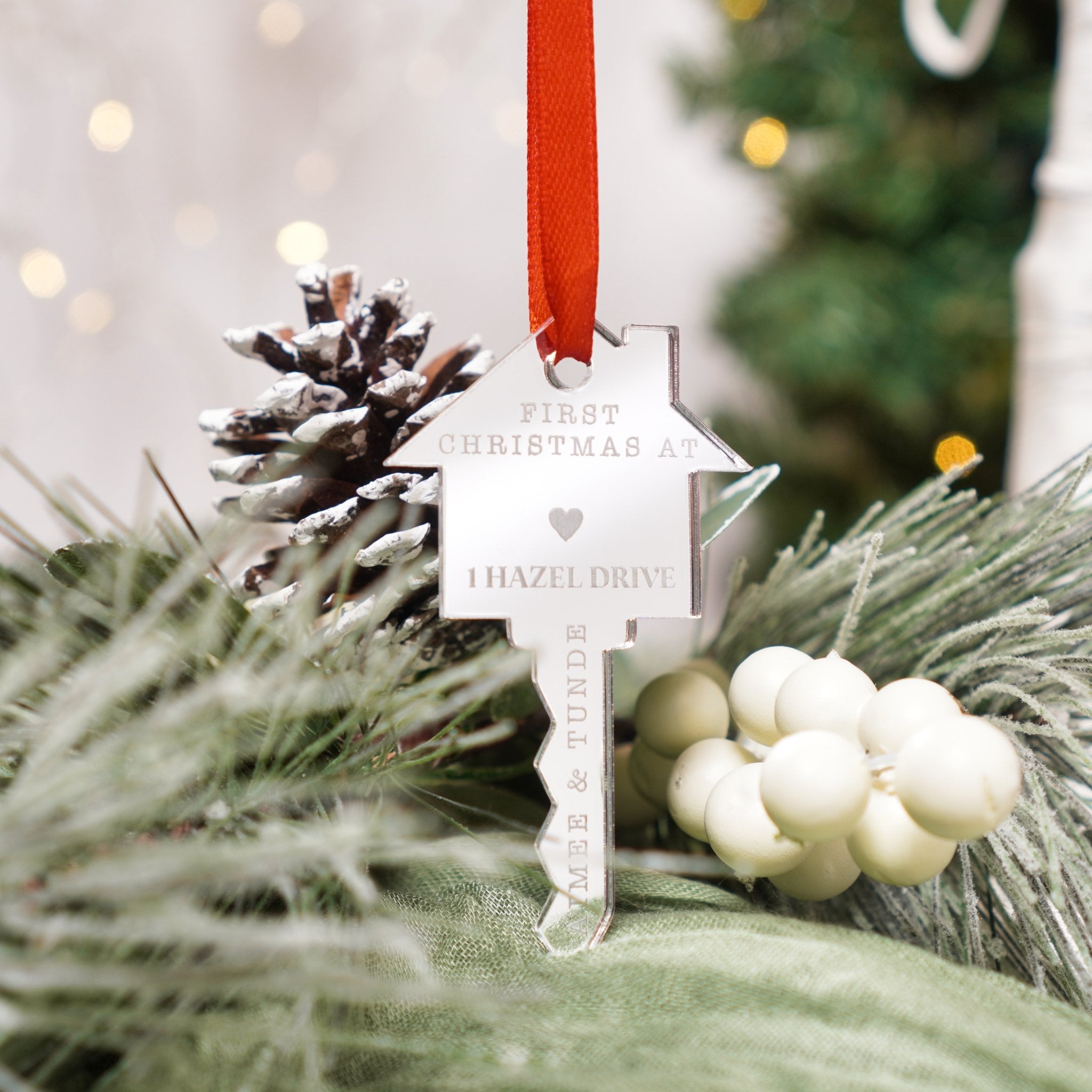 First Christmas in New Home Tree Decoration