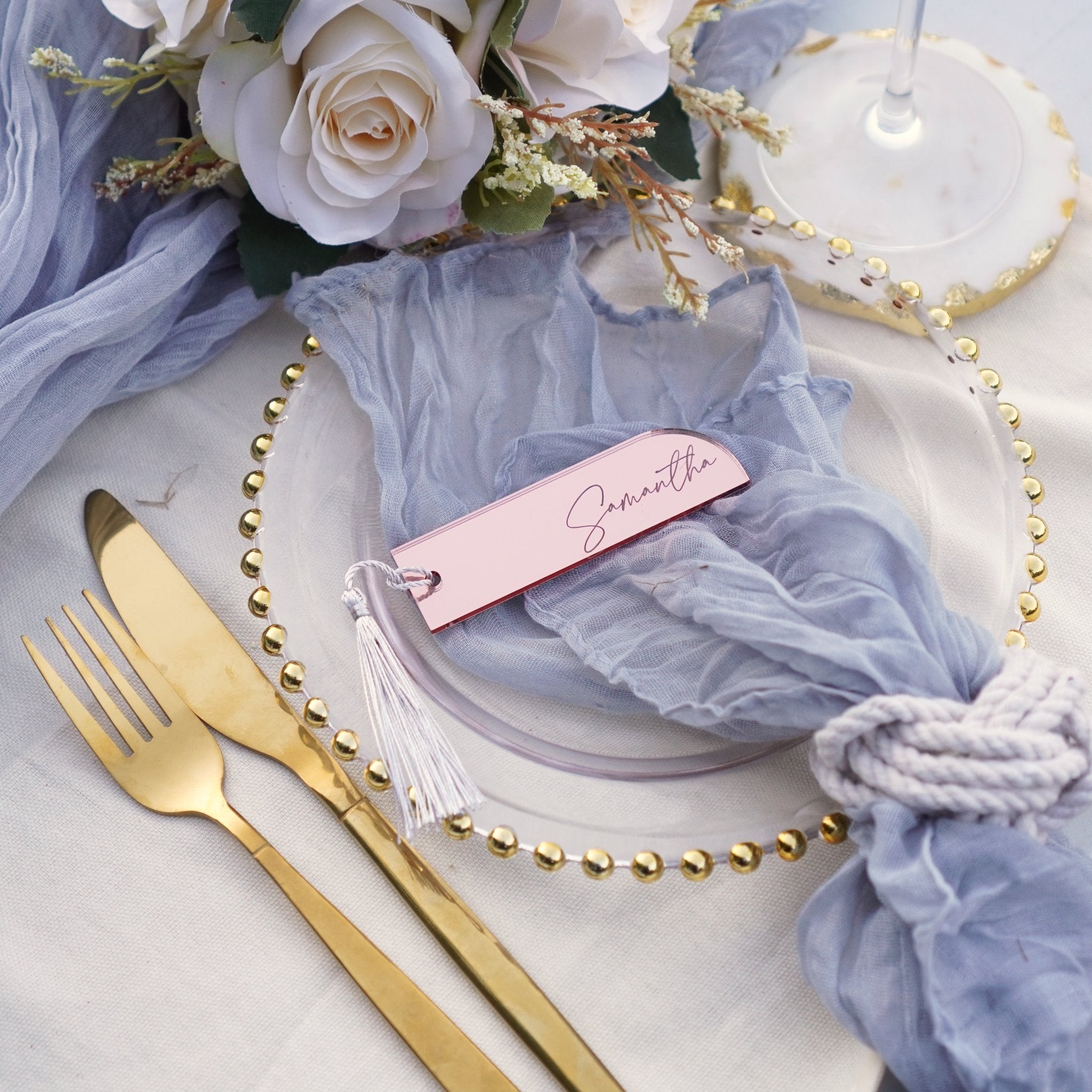 Bookmark Style Wedding Favours