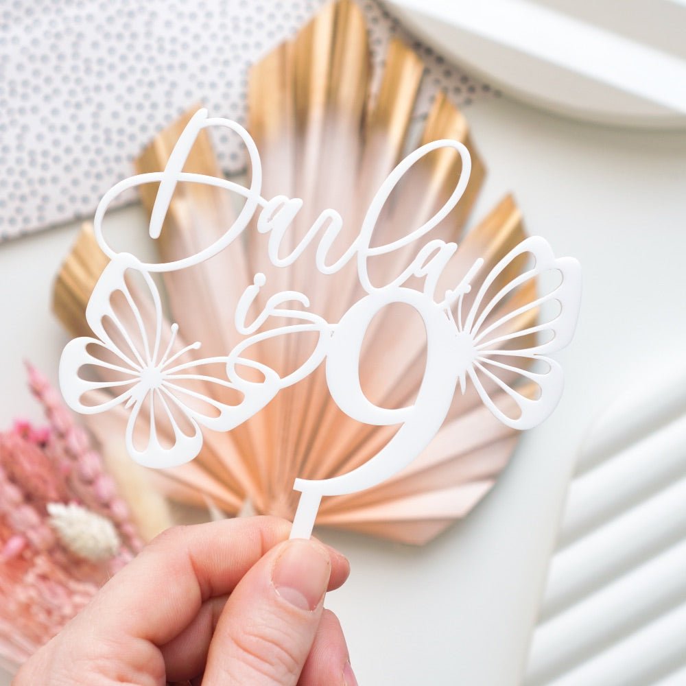 Personalised cake topper