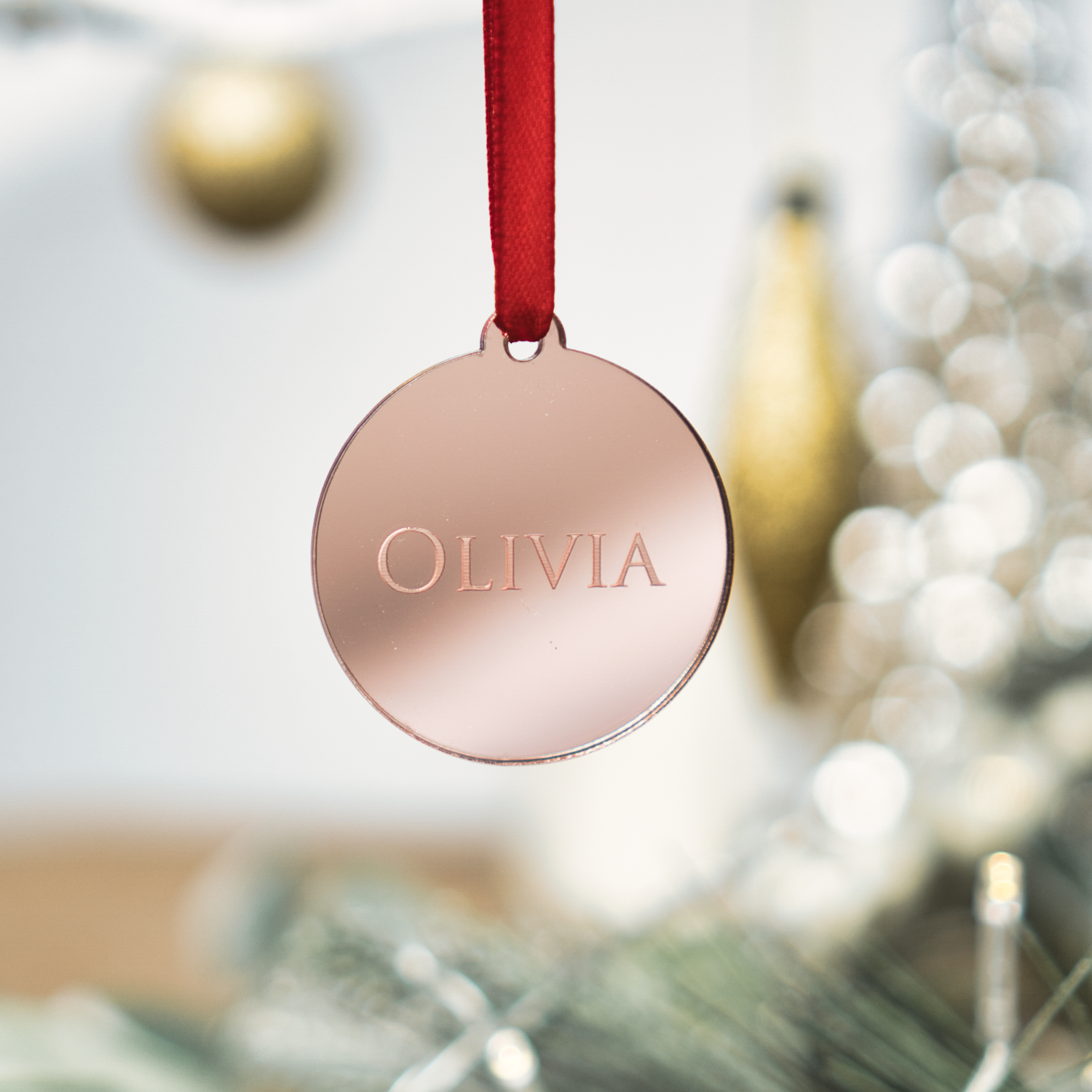 Personalised Christmas decorations