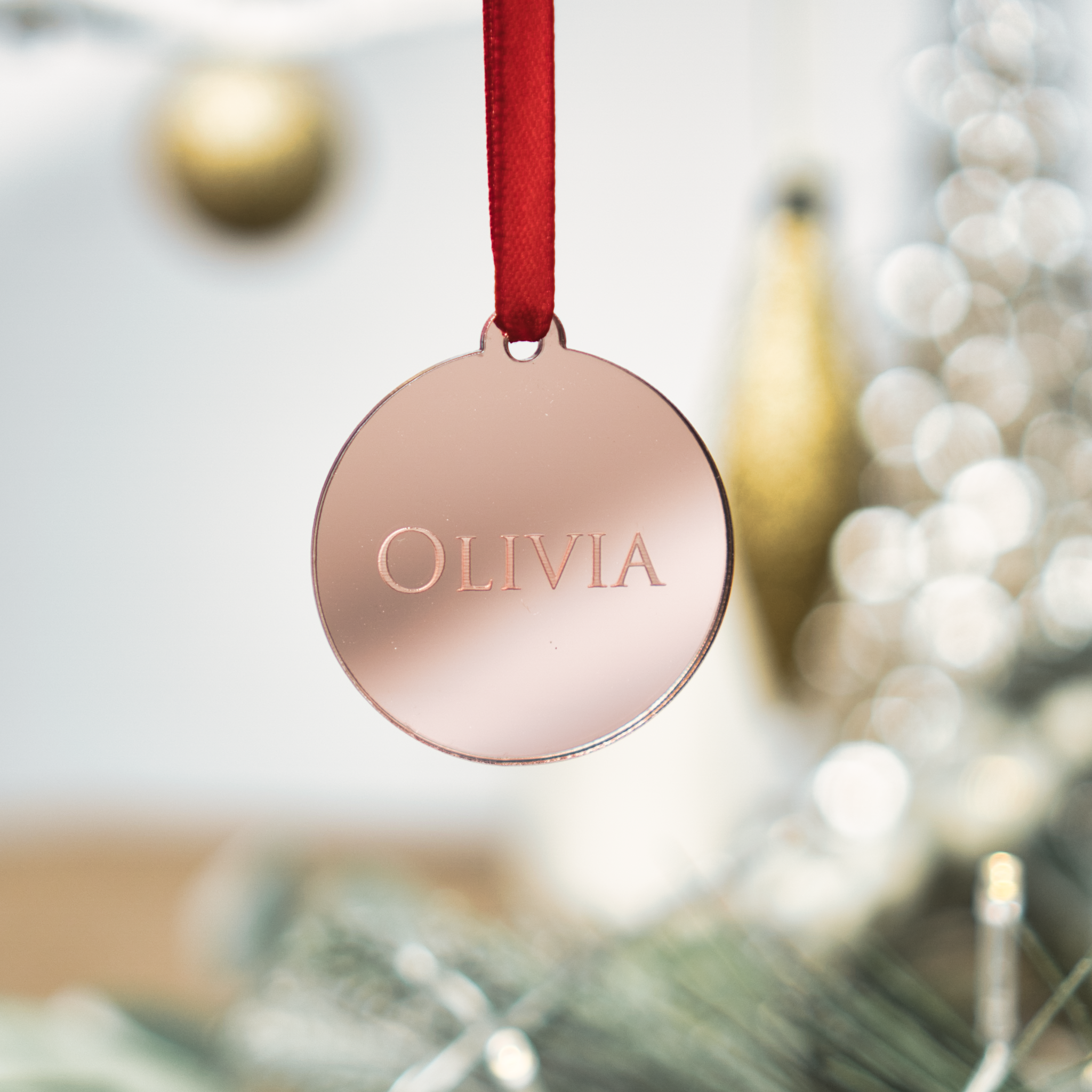 Personalised Christmas decorations