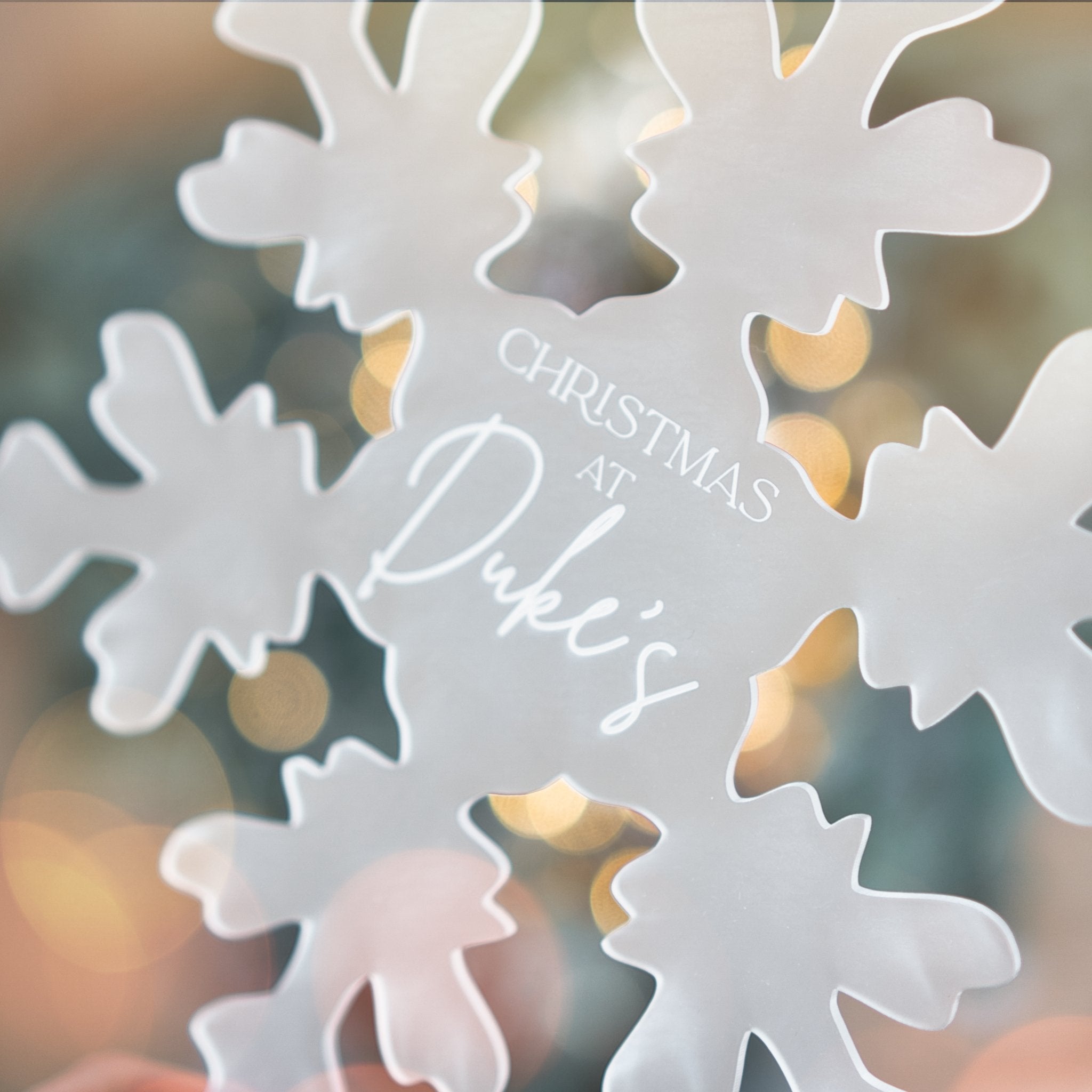 Personalised Christmas Tree Topper