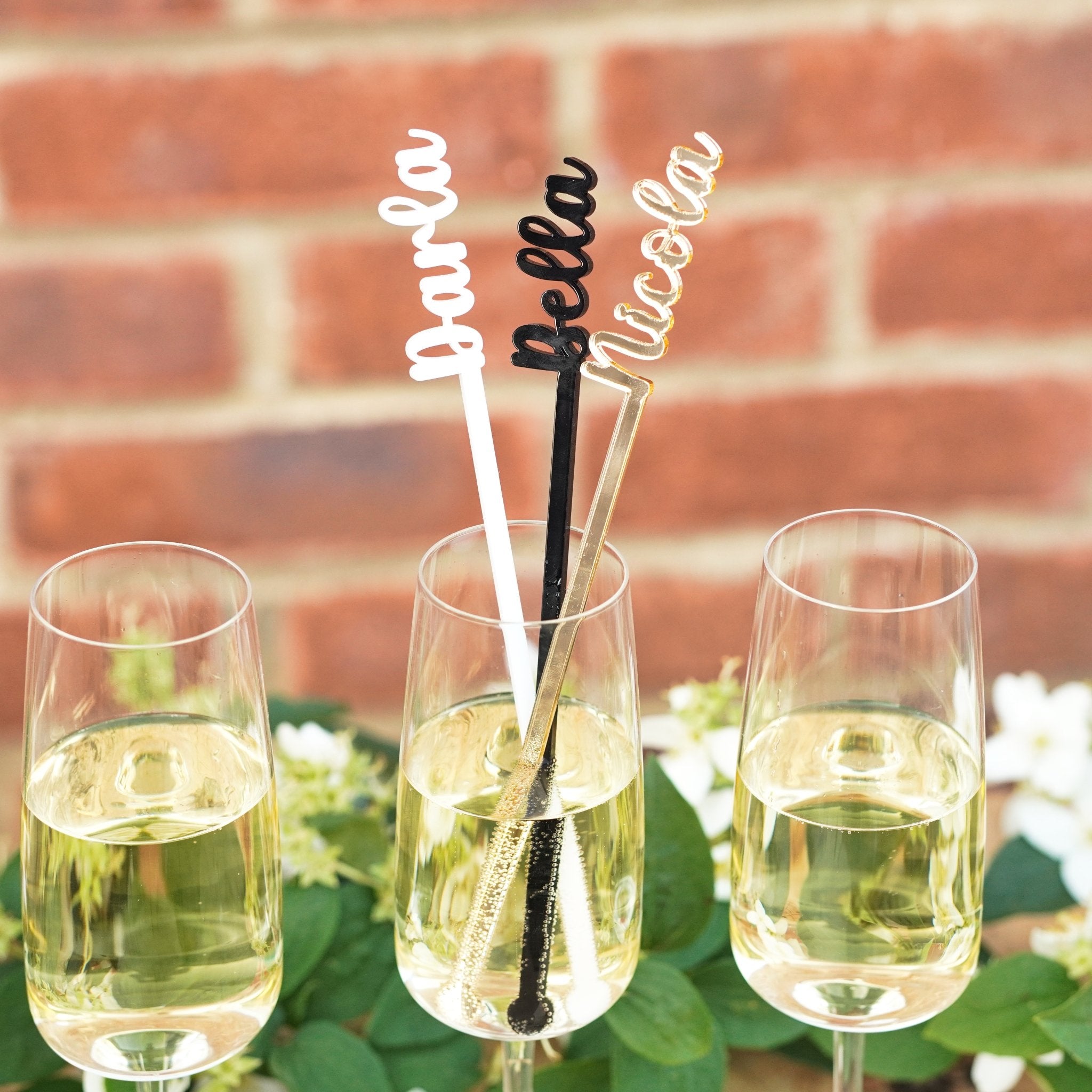 Personalised drink stirrers