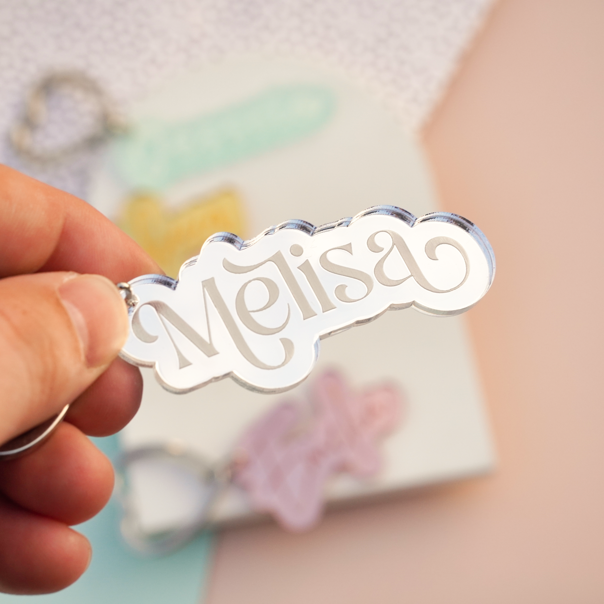 customisable acrylic key rings for gift