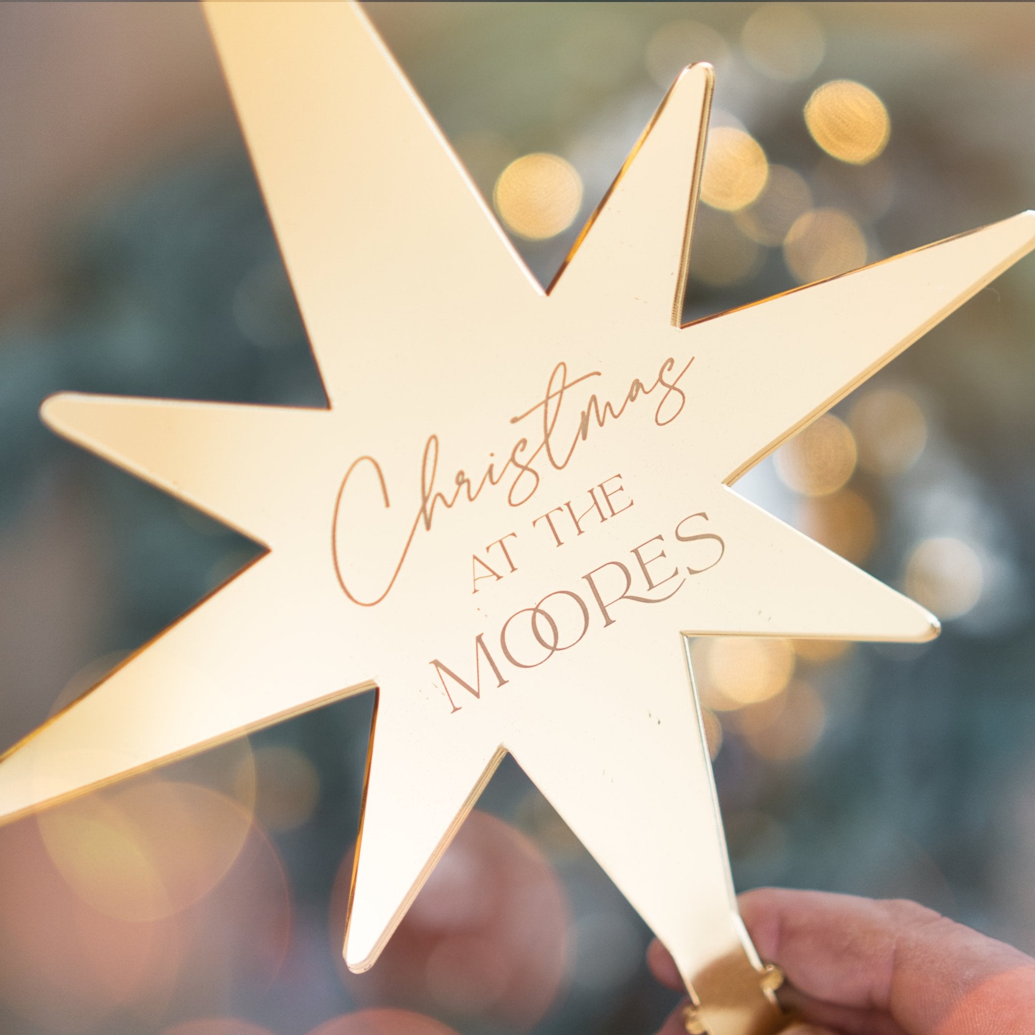 Personalised Christmas tree decoration