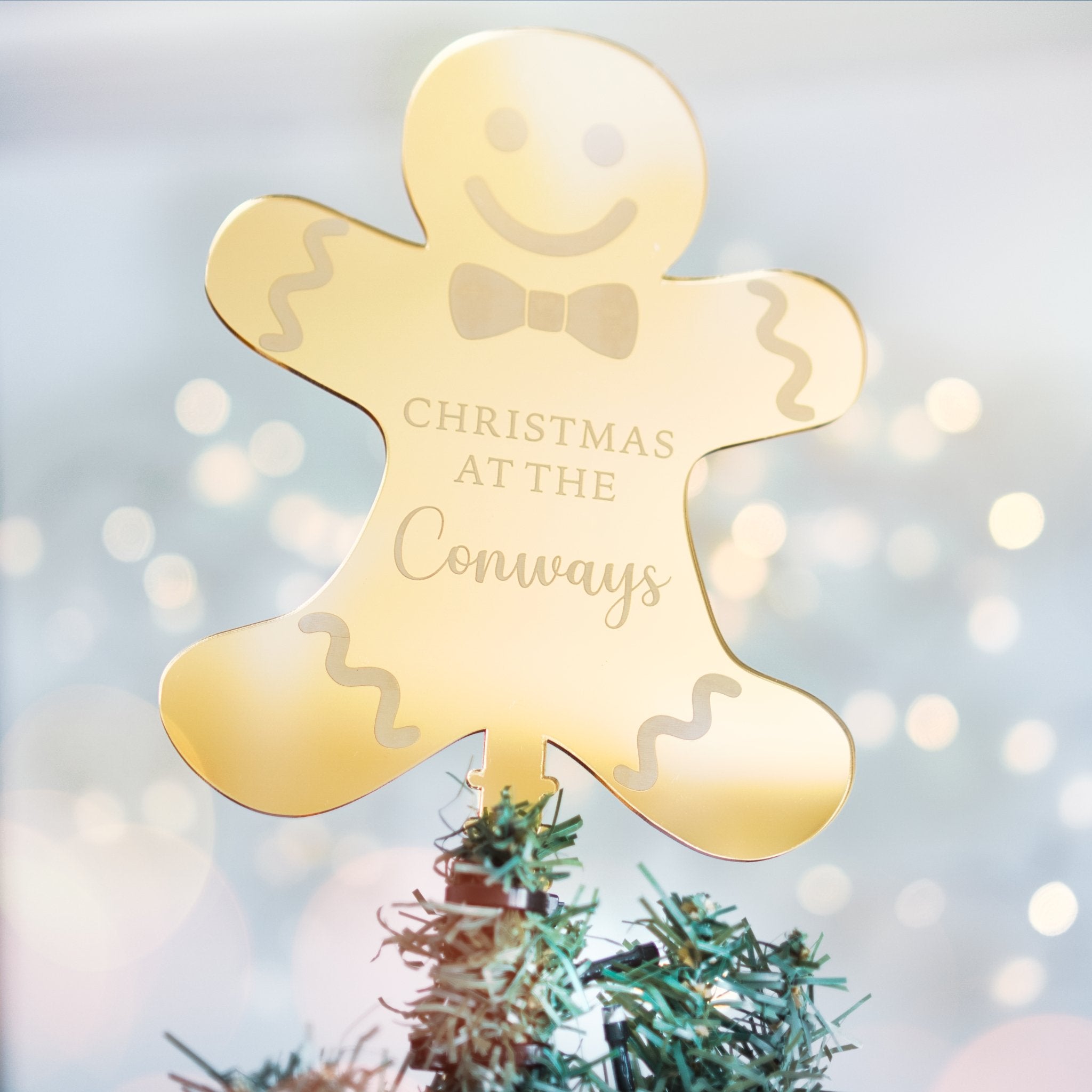 Personalised tree topper