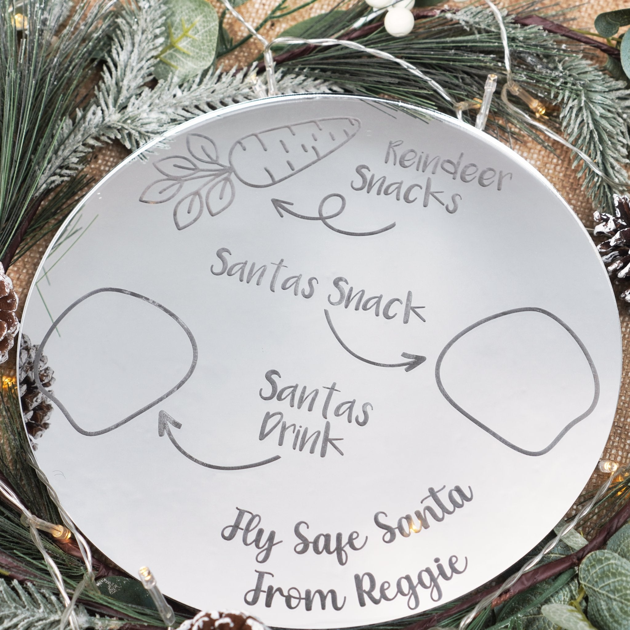 Plate for Santa