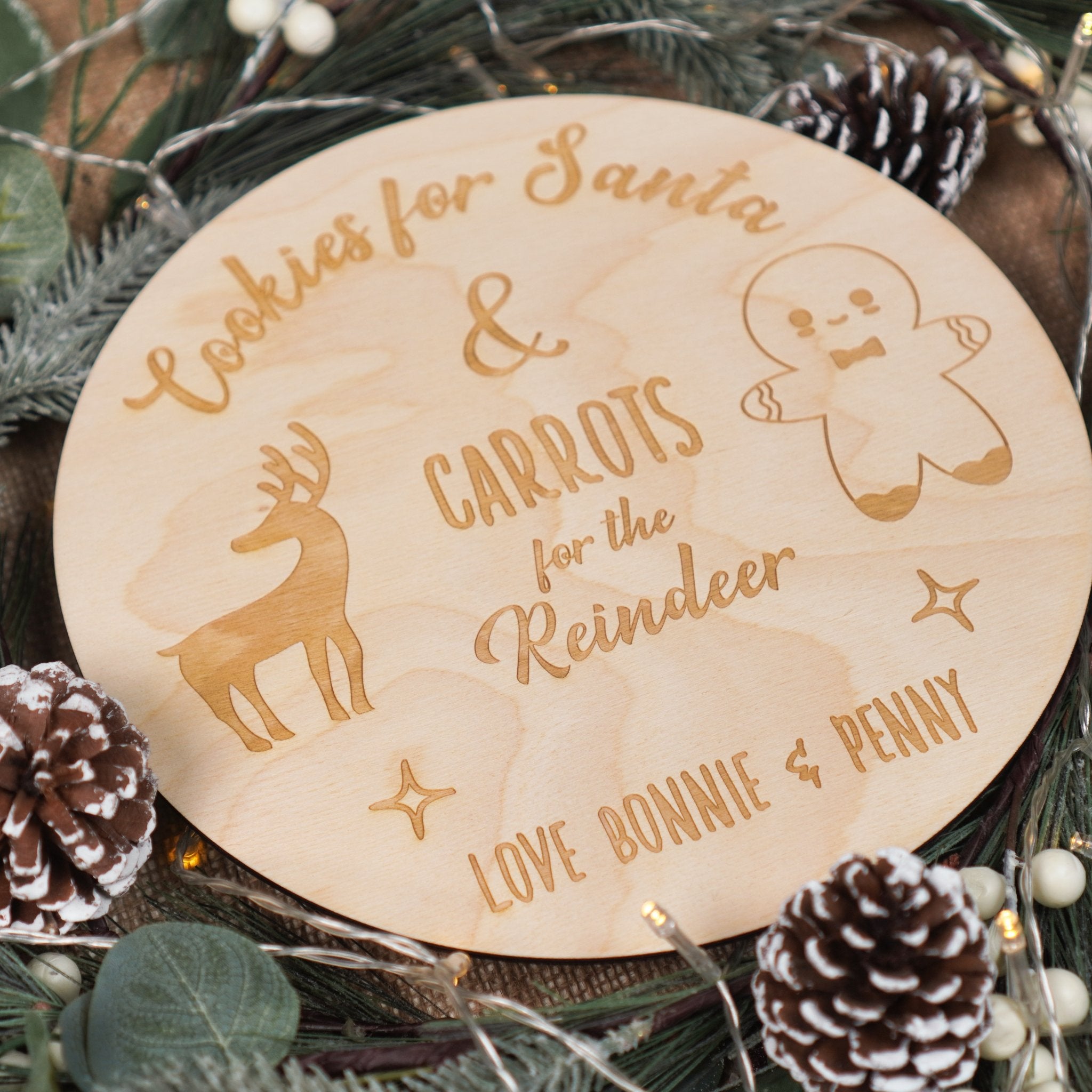 Santa treat plate