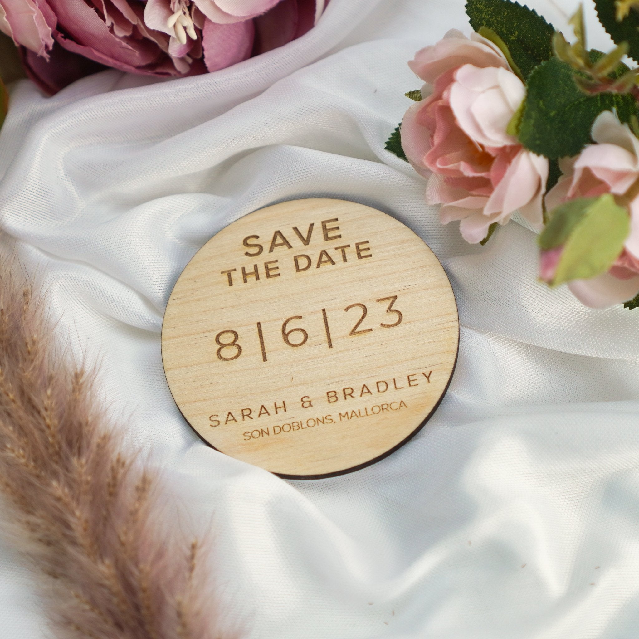 Save the Date Wedding Magnets