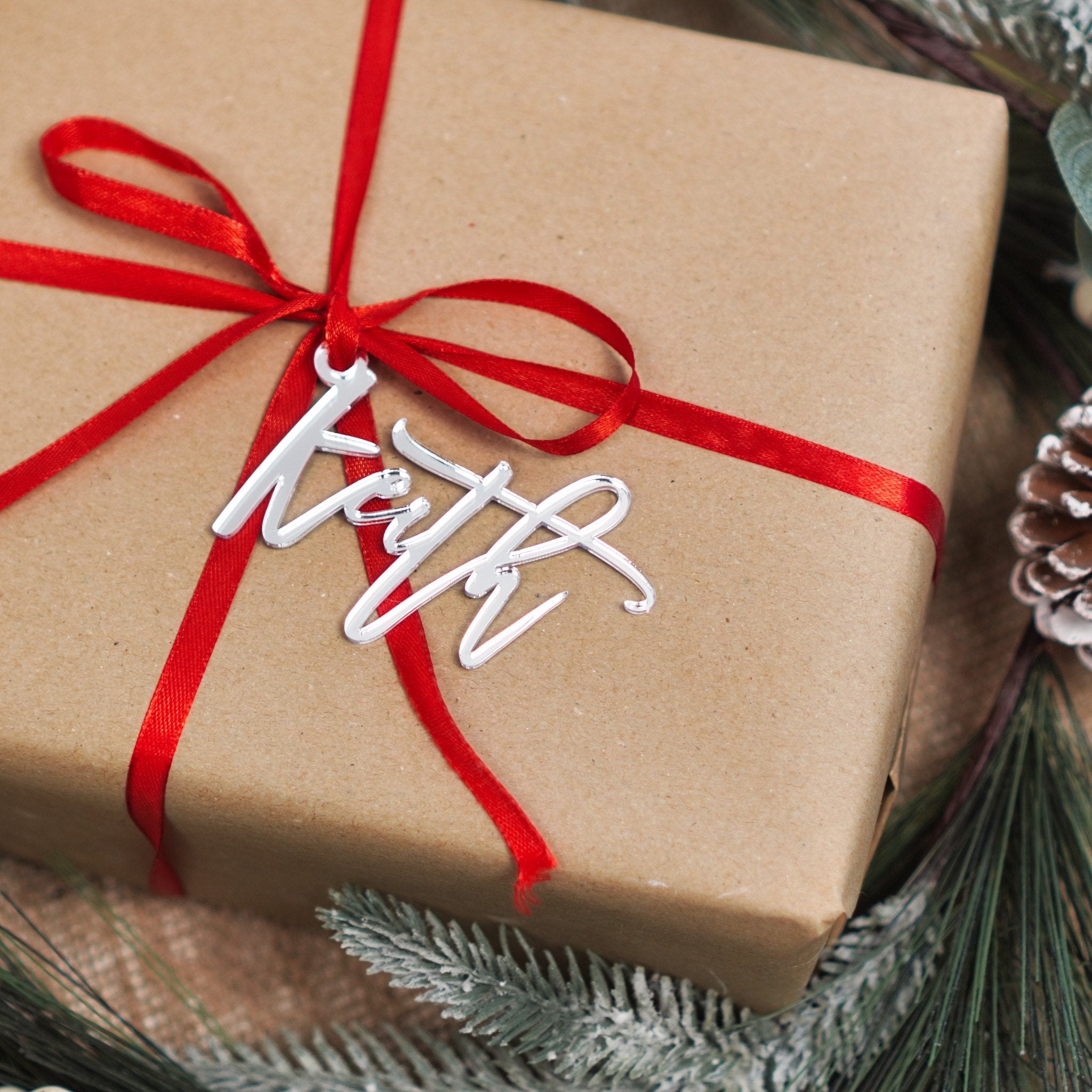 Stocking name tag