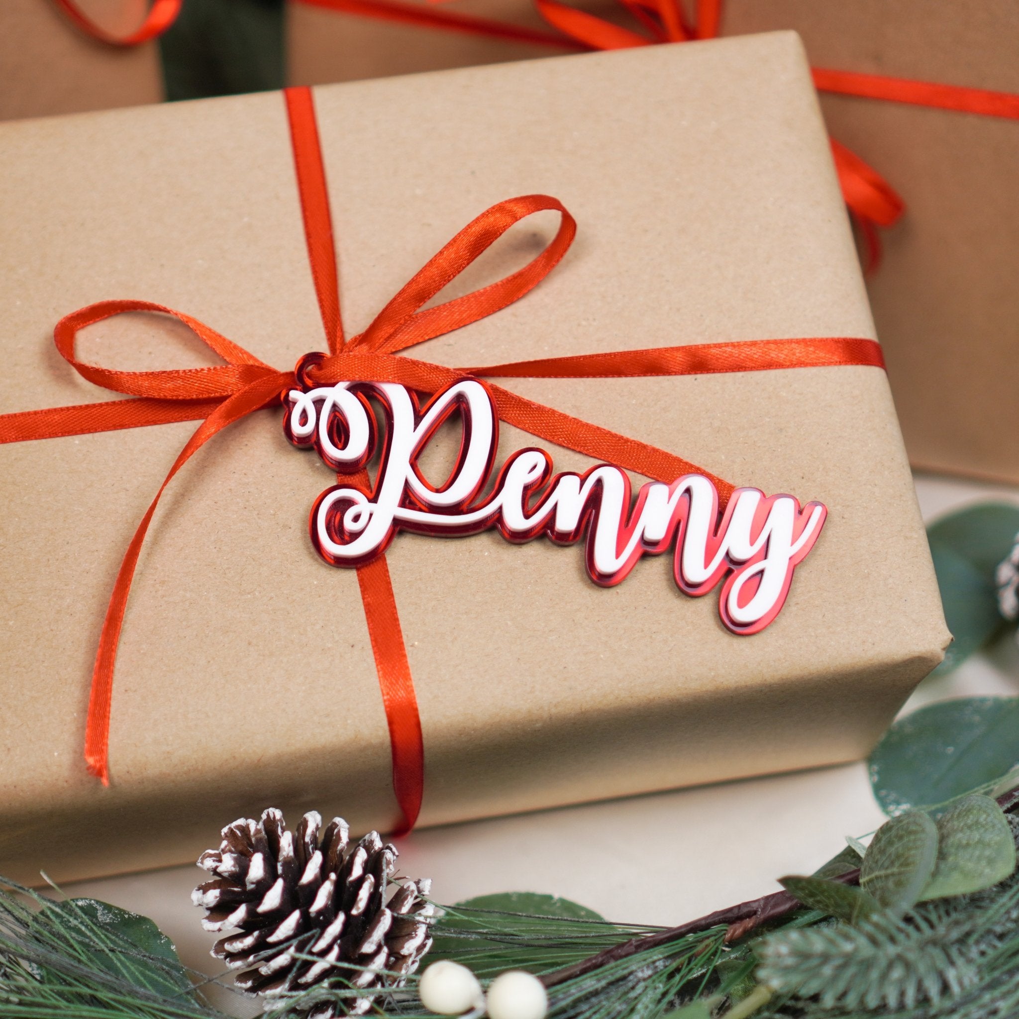Stocking name tags