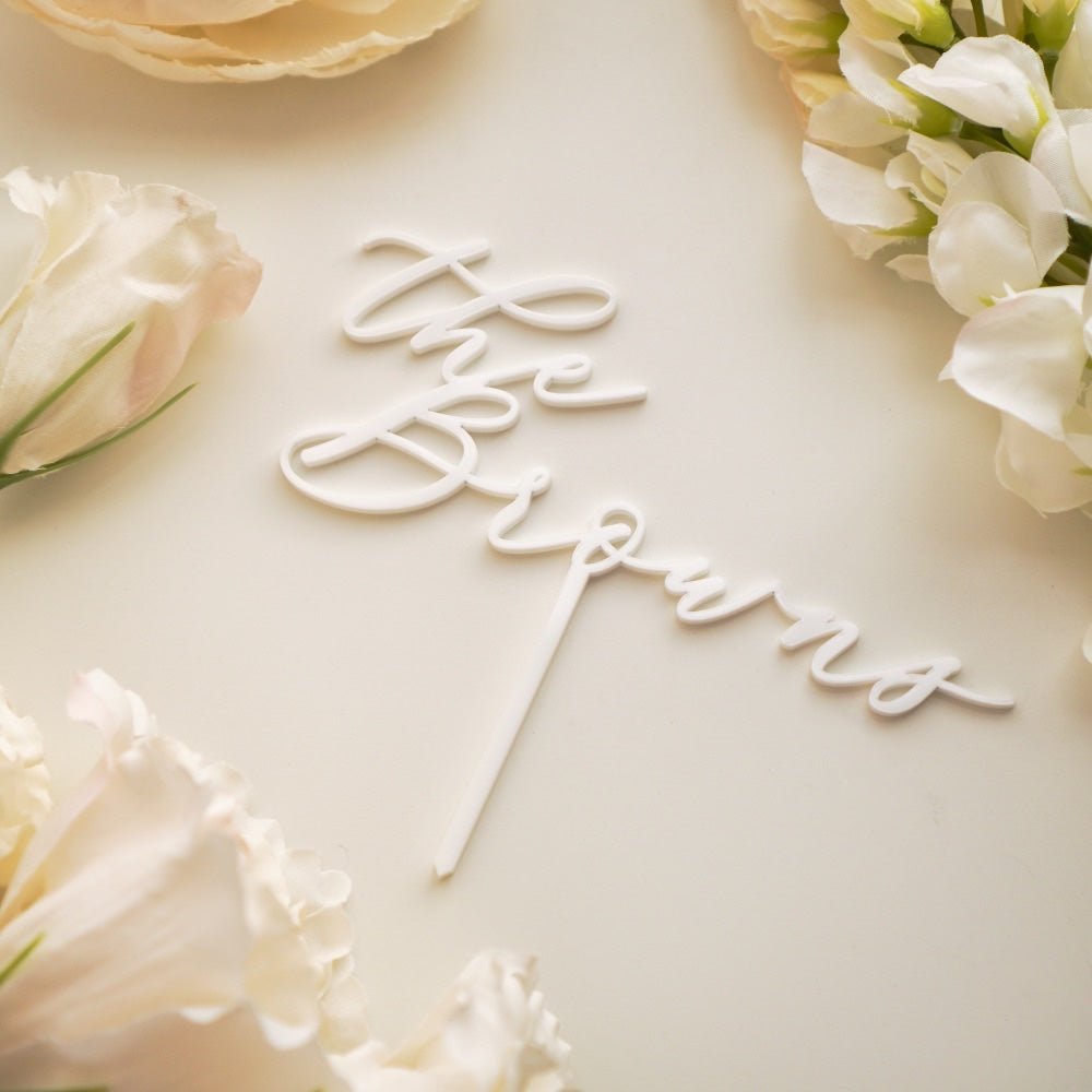 Surname Wedding Cake Topper