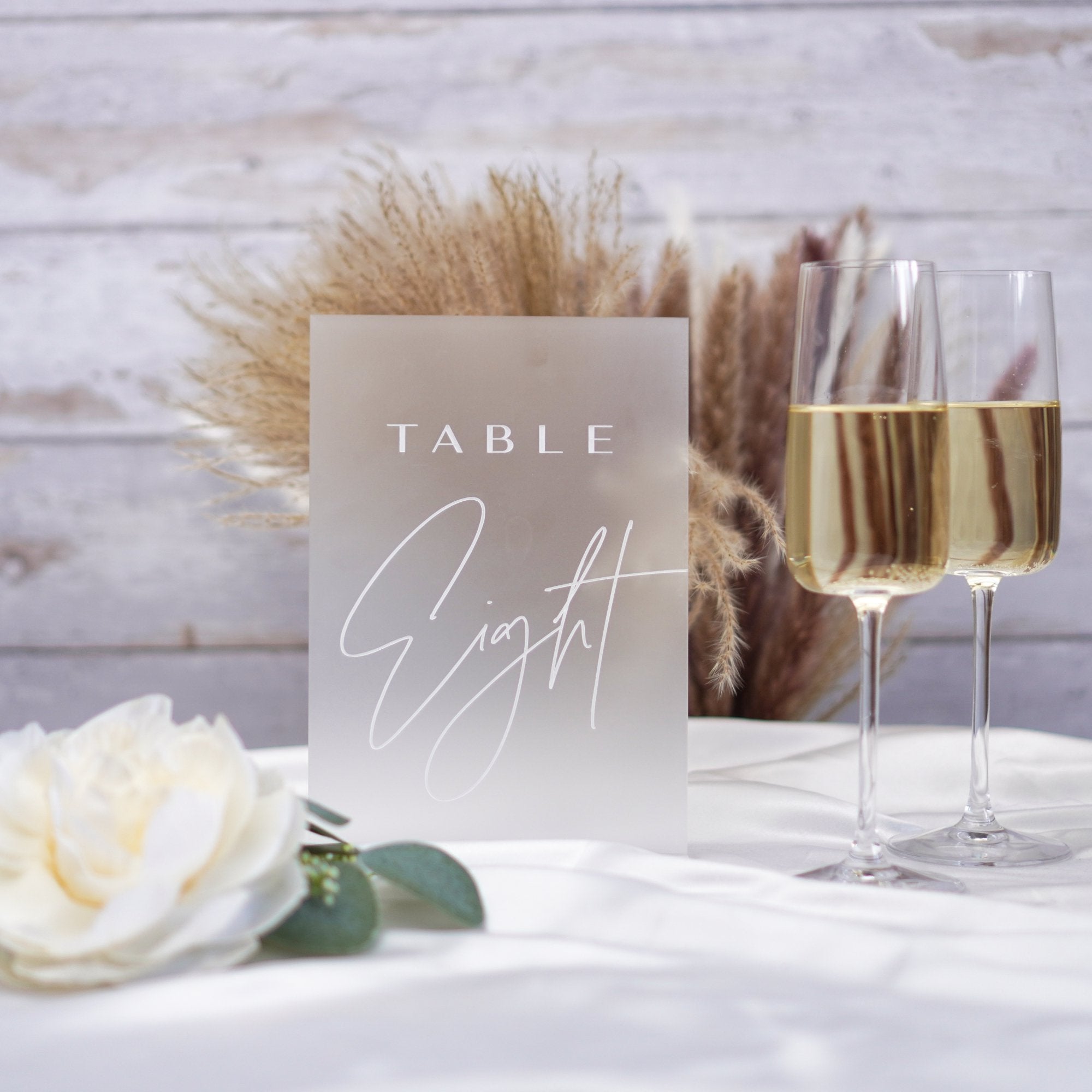 Wedding Table Numbers With Stand