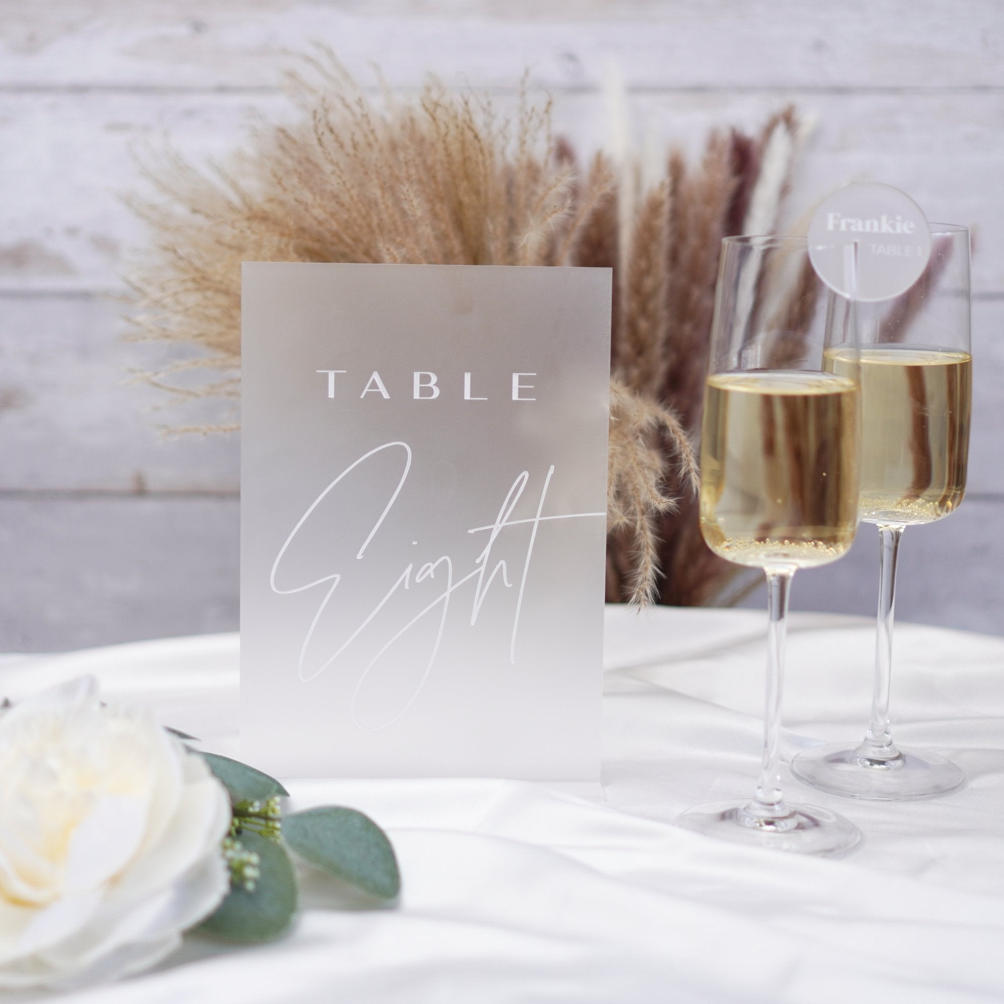 Wedding Table Numbers With Stand