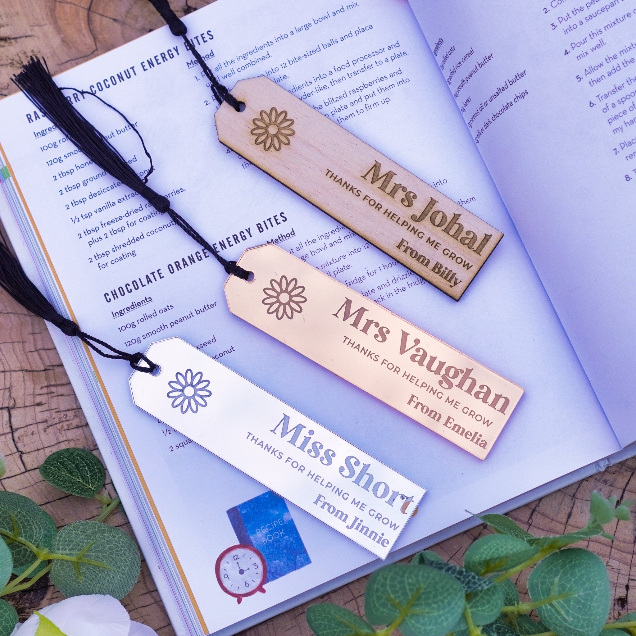 Thanks For Helping Me Grow Book Mark