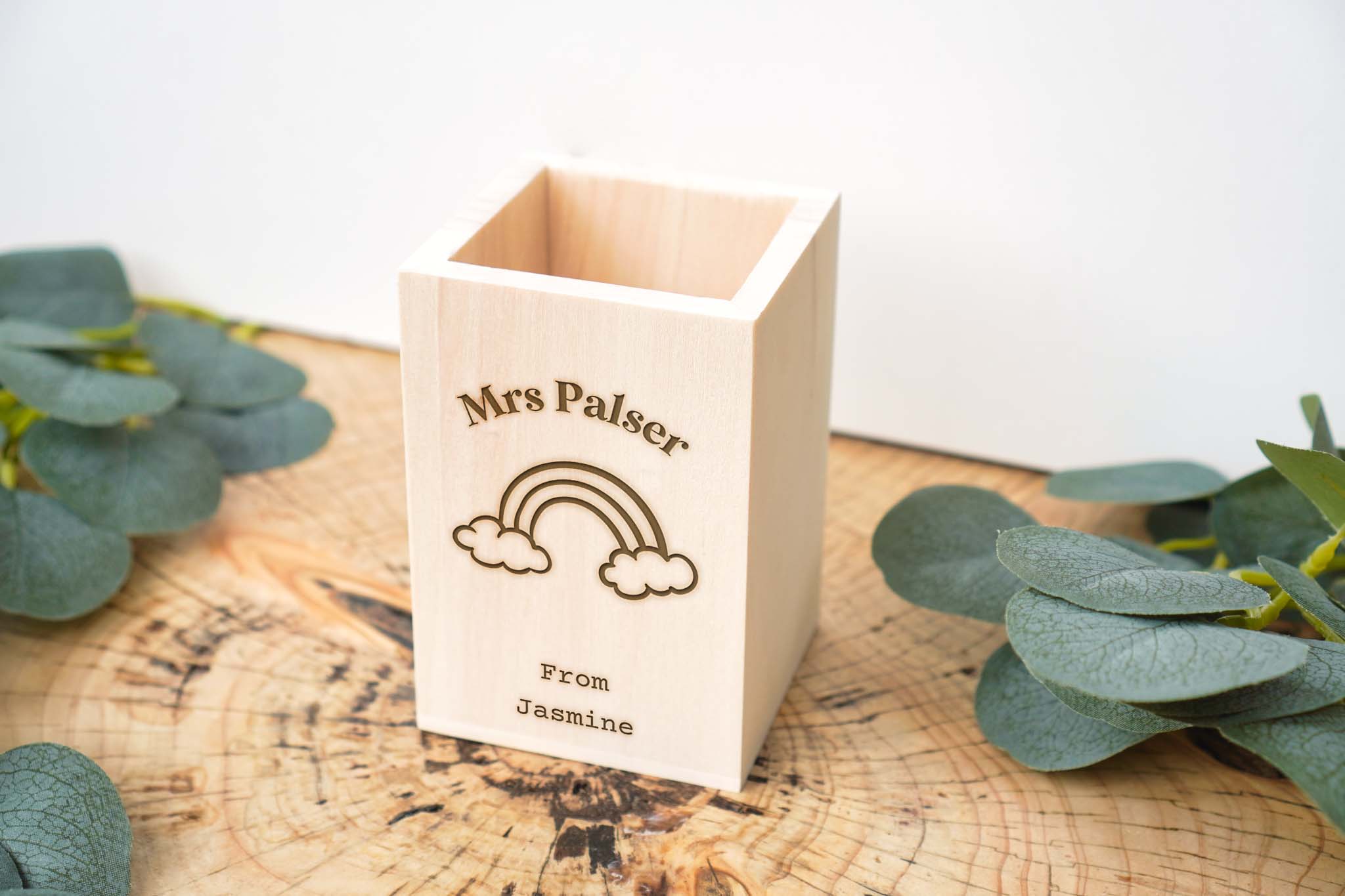 Personalised Teachers Gift Pencil Pot