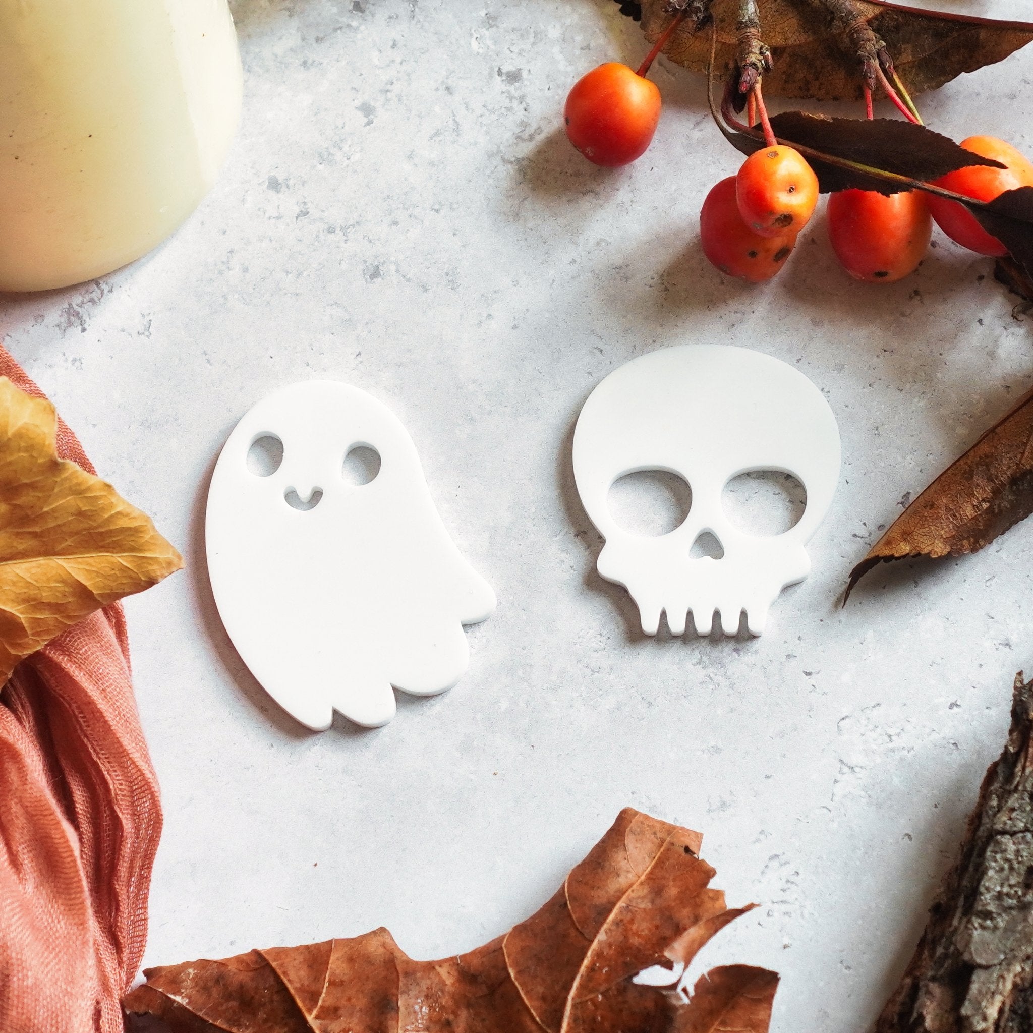 Halloween Cake Toppers Set of 6