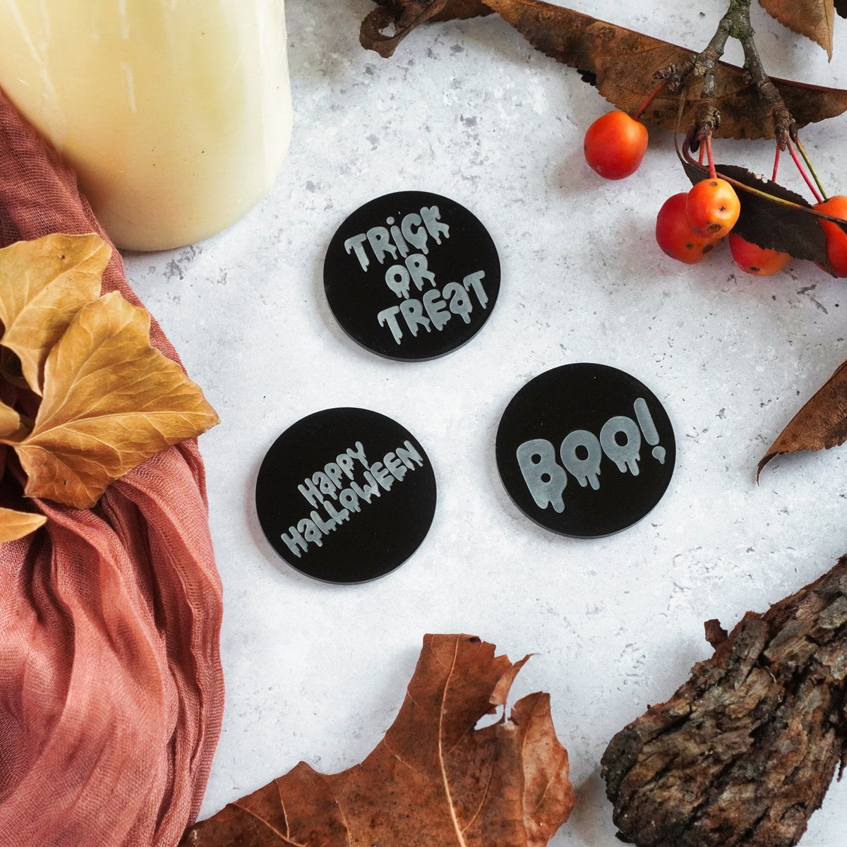 Halloween Tags Set of 3