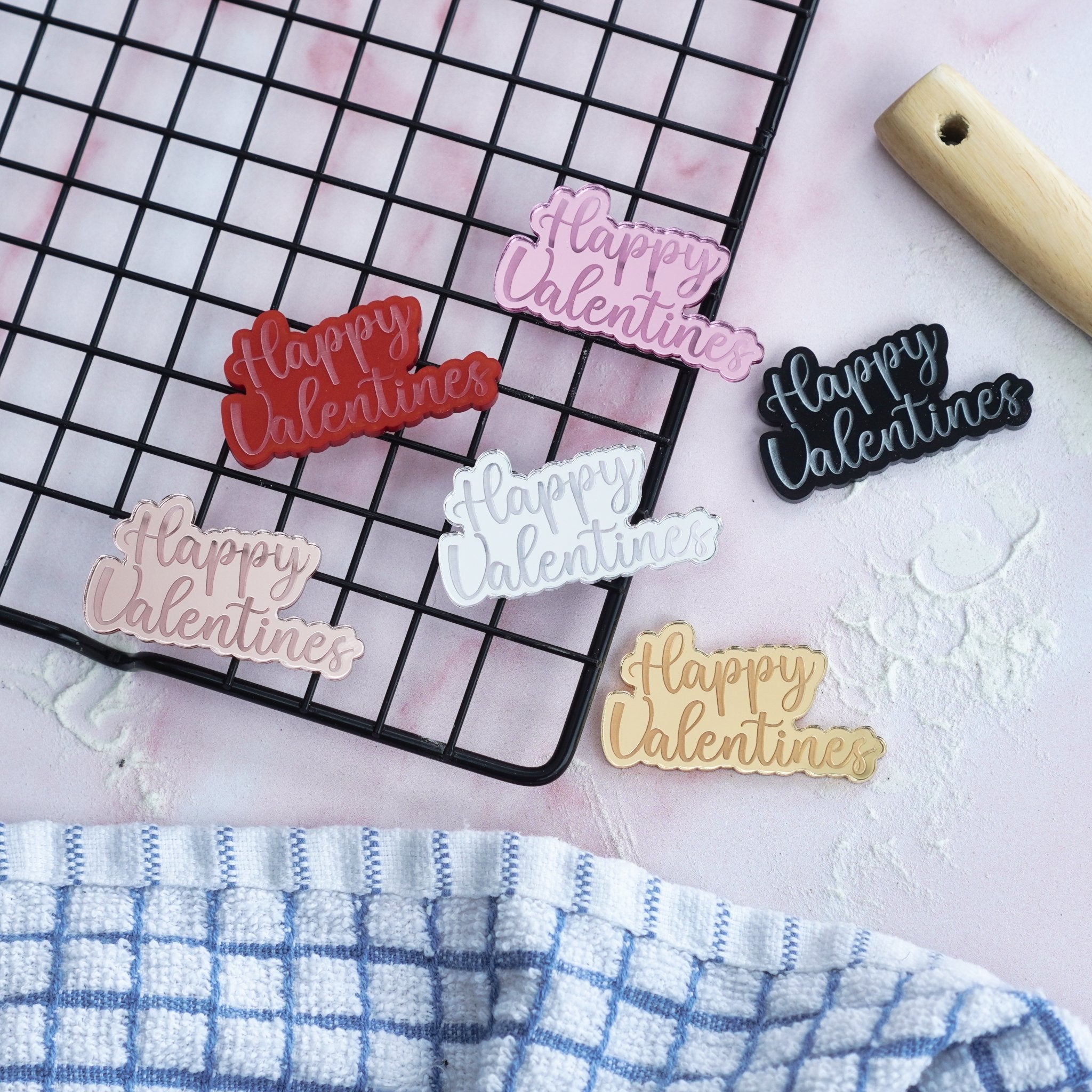 Happy Valentines Cake decorations