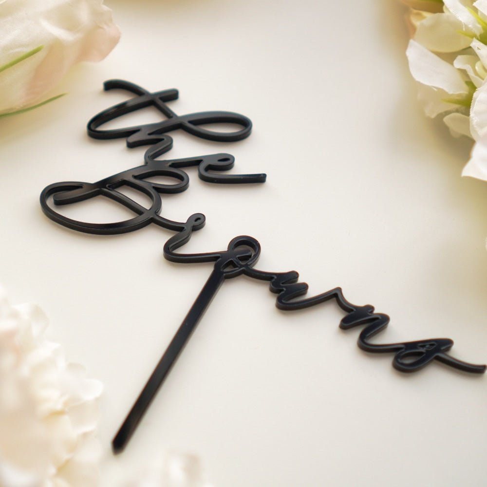 Acrylic Cake Topper