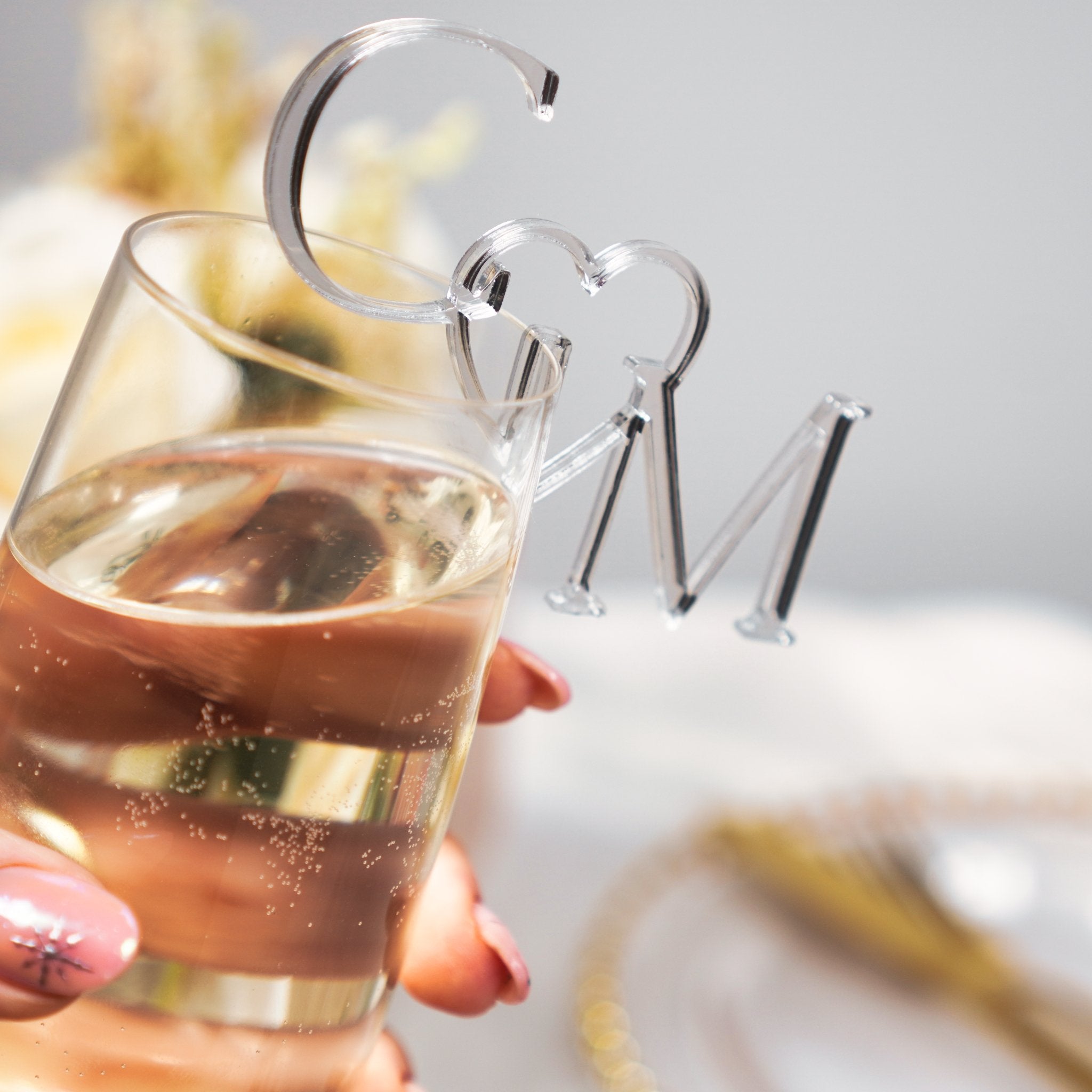 Wedding drink tag