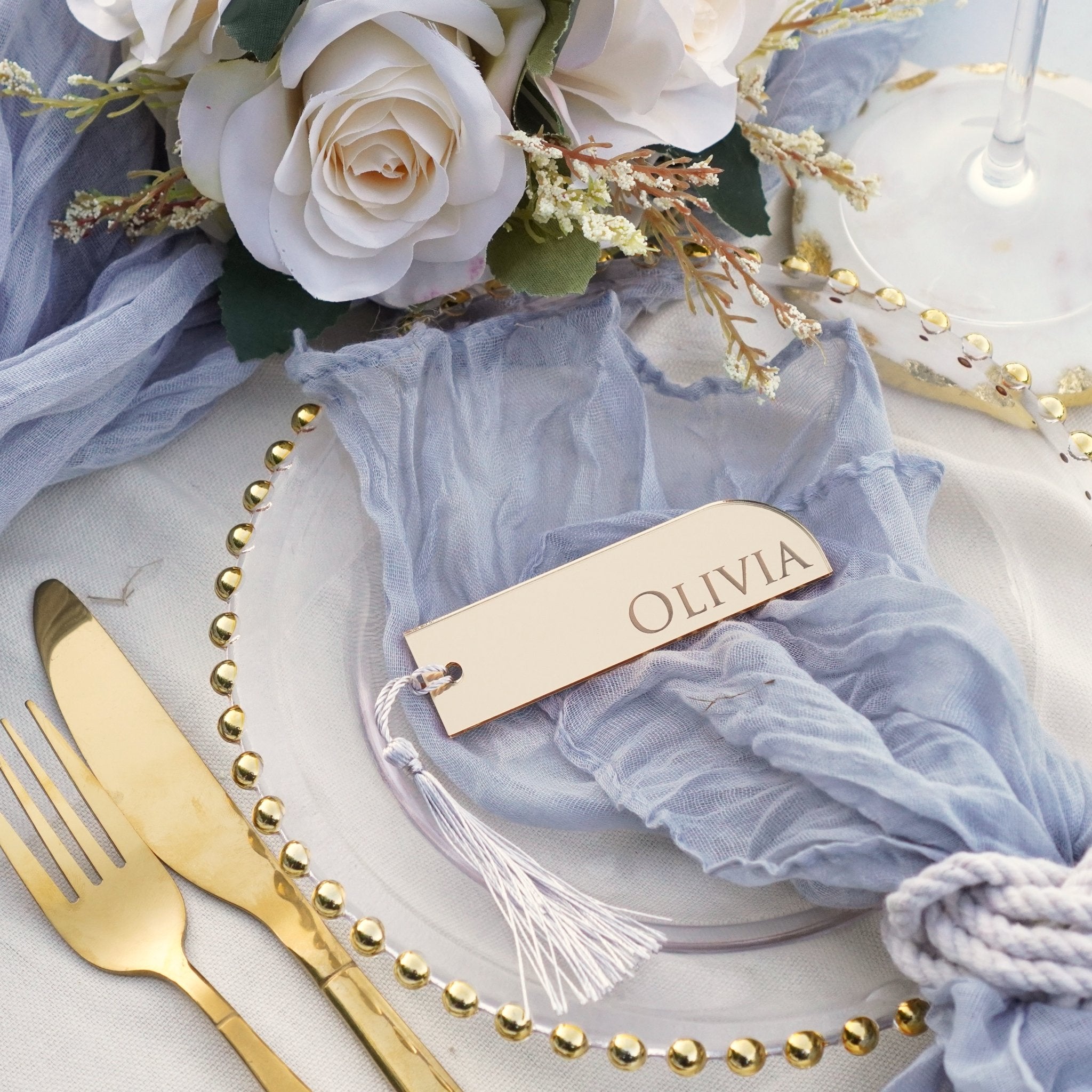Bookmark Style Wedding Favours