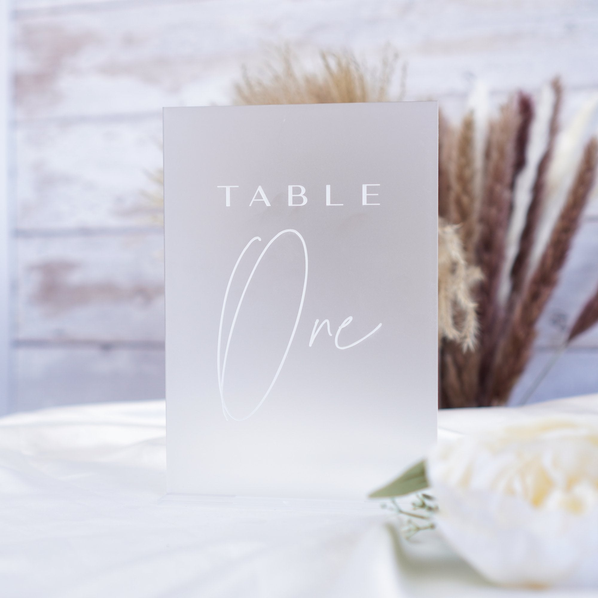 Wedding Table Numbers With Stand
