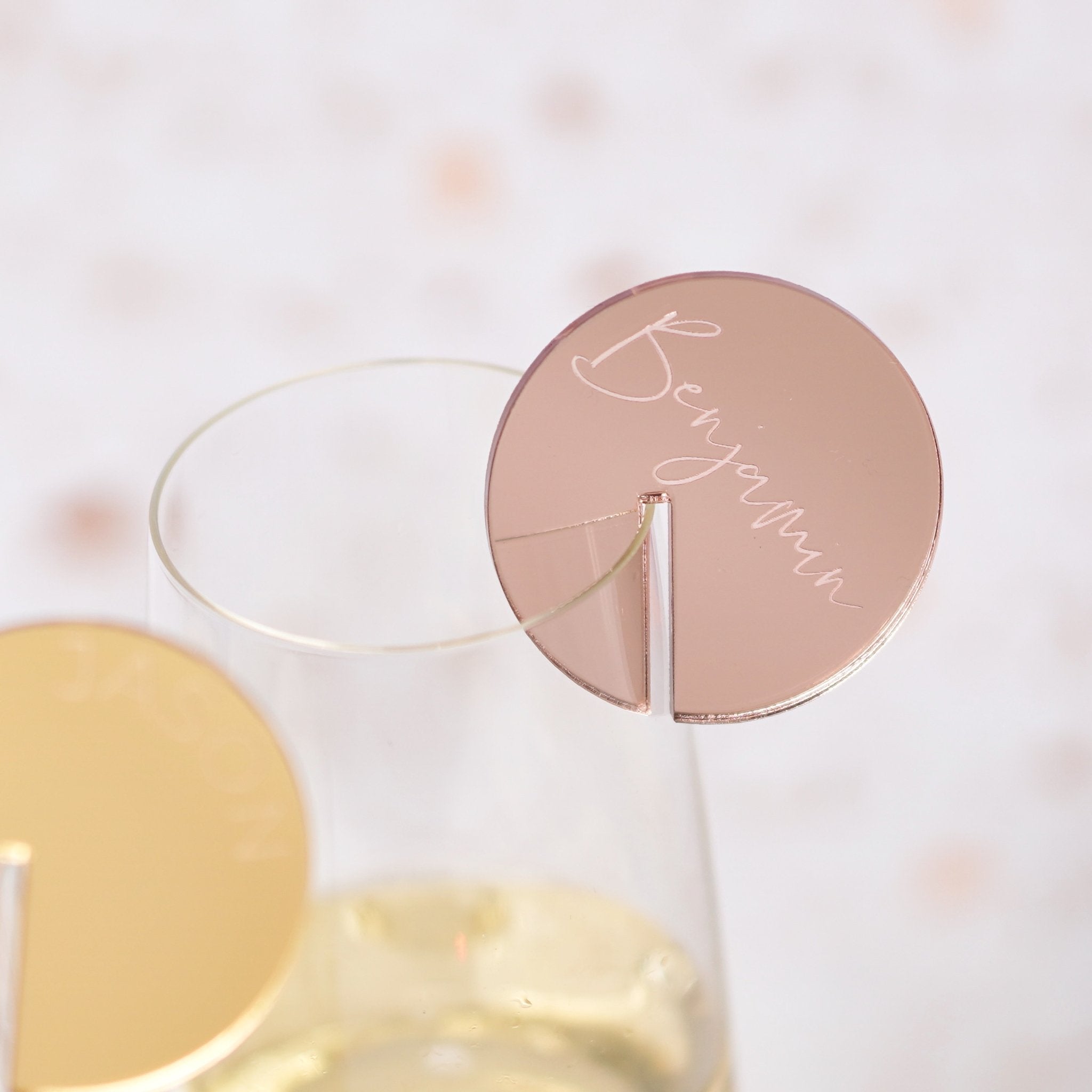 wedding wine charm ideas
