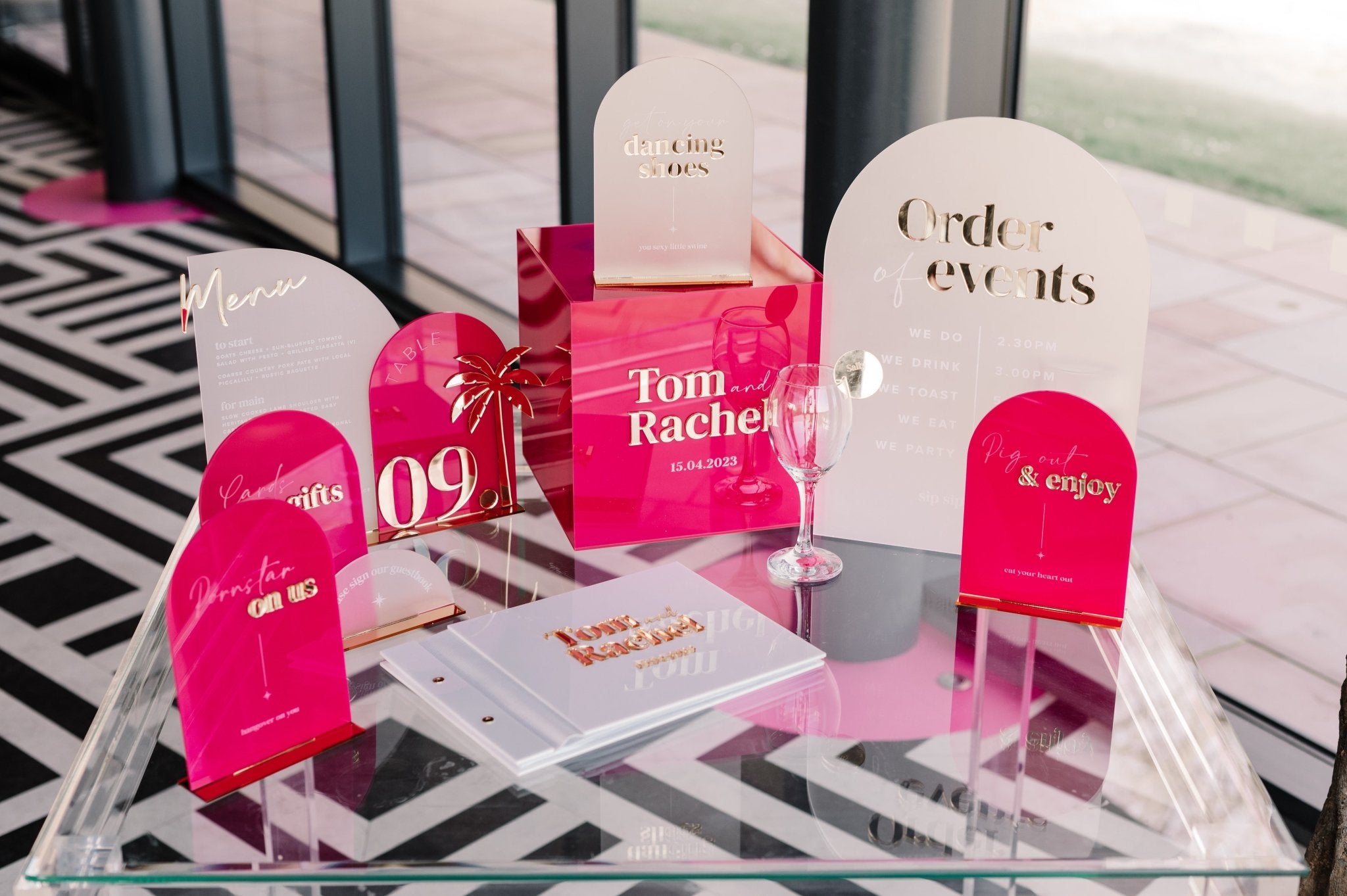 Why Acrylic Wedding Signs are the Perfect Addition to Your Wedding Decor Inketch