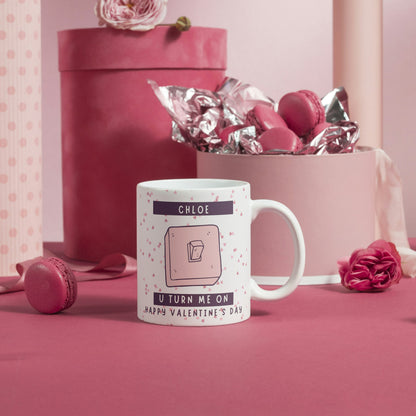 Personalised valentines mug