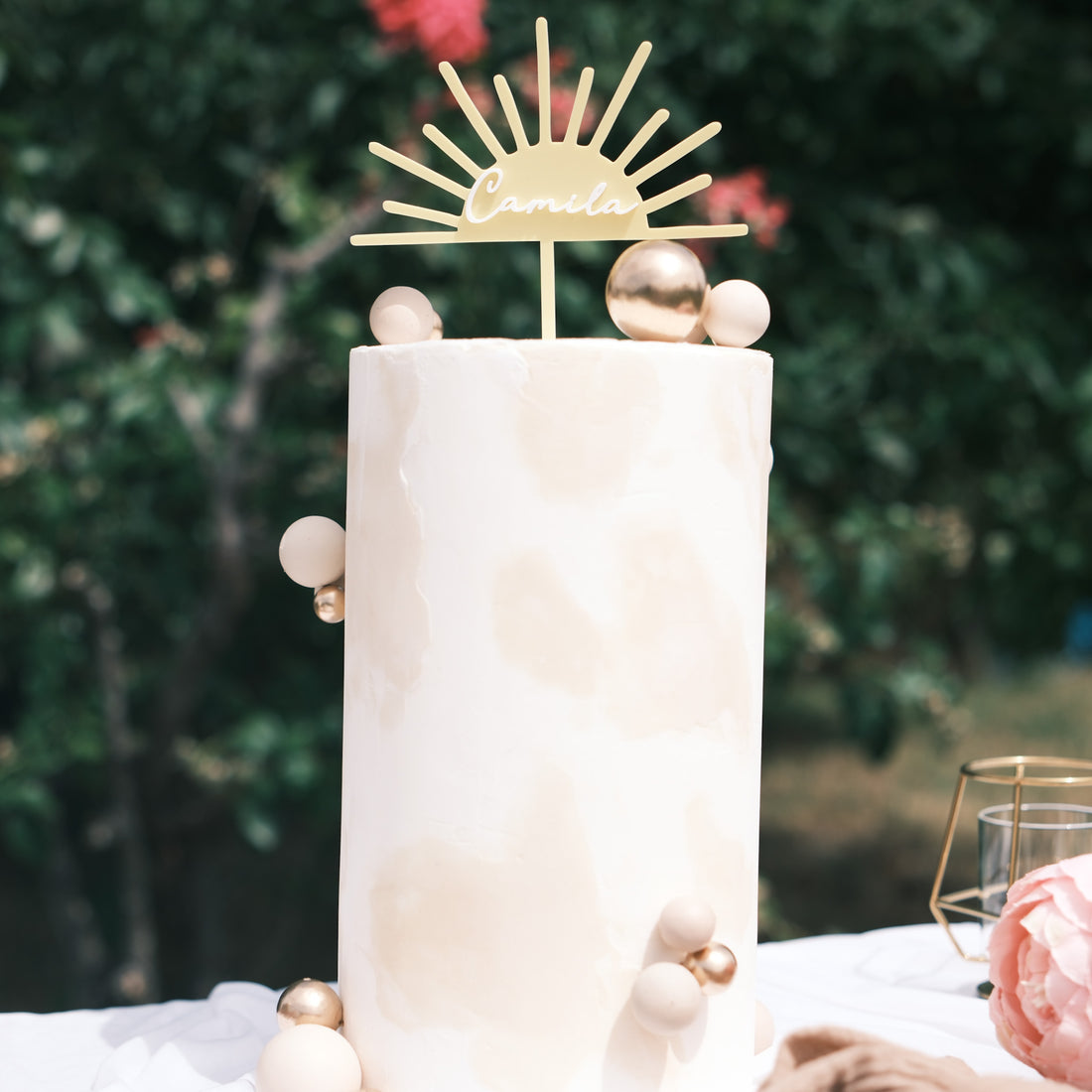 Sunshine cake topper