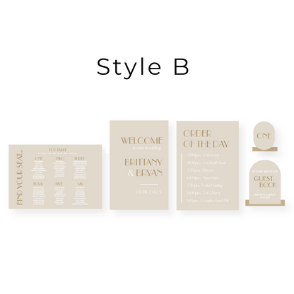 Lottie Louise Designs Signage Package