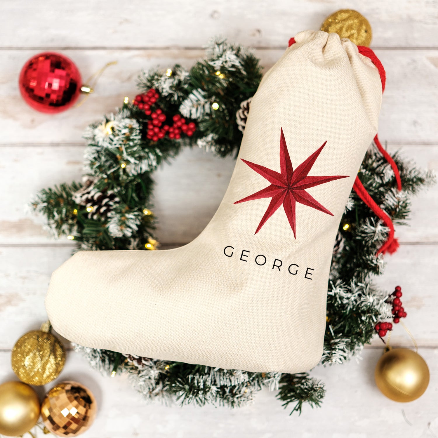 Personalised Christmas stocking
