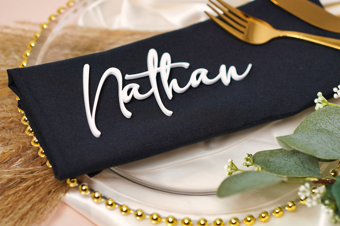 Wedding Name Place Tags