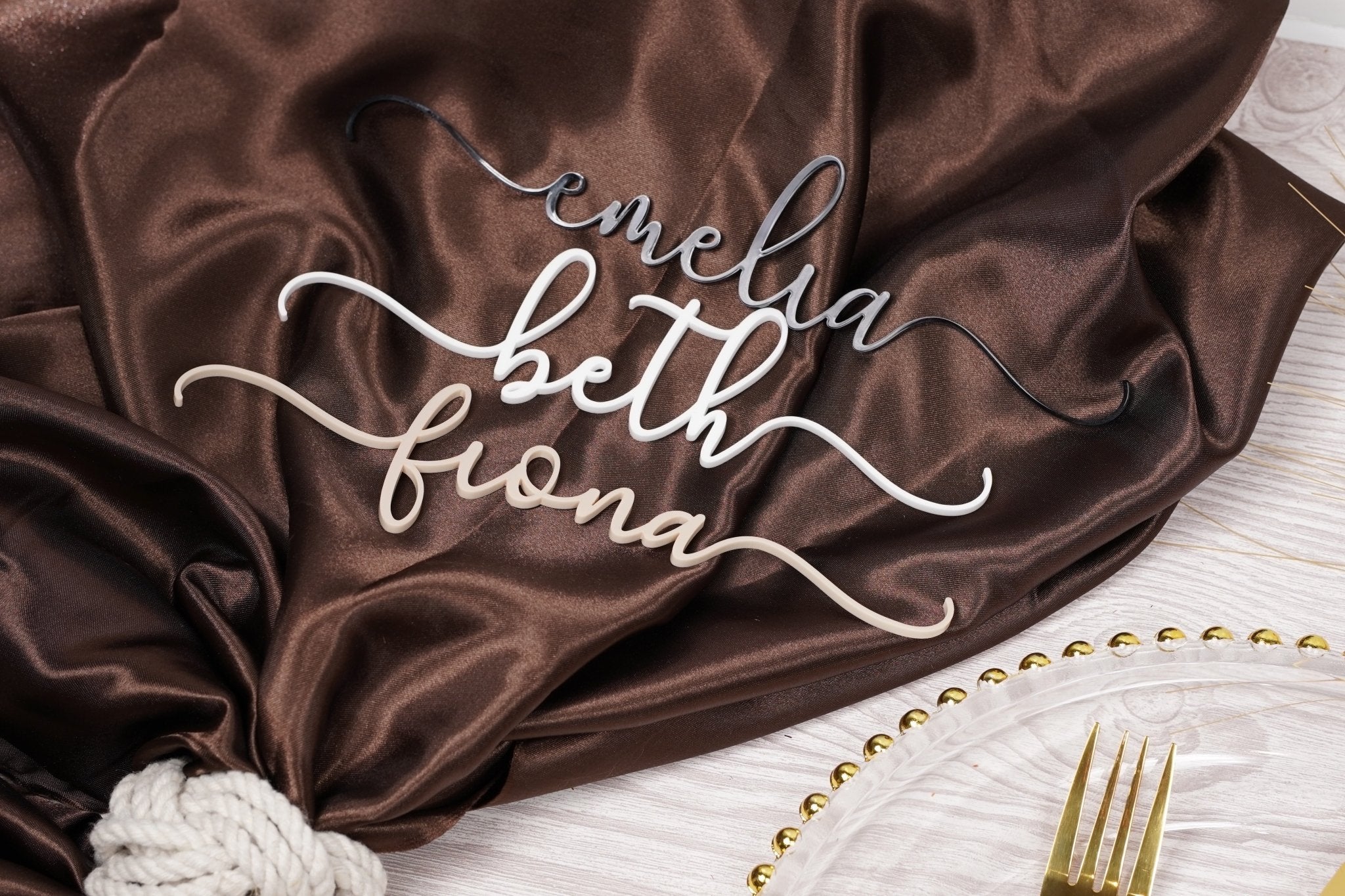 Wedding name tags