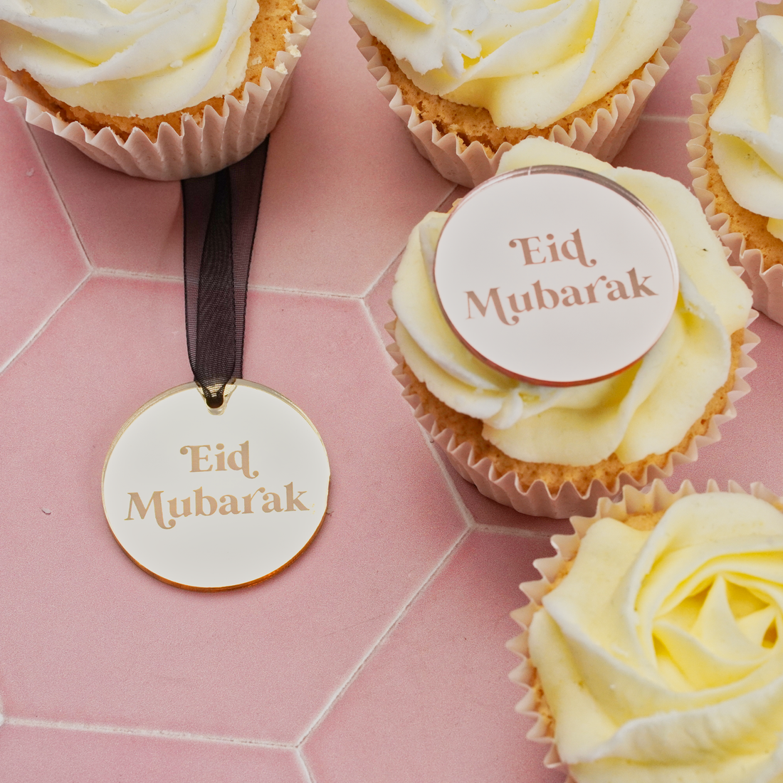 Eid Mubarak Cupcake Decorations