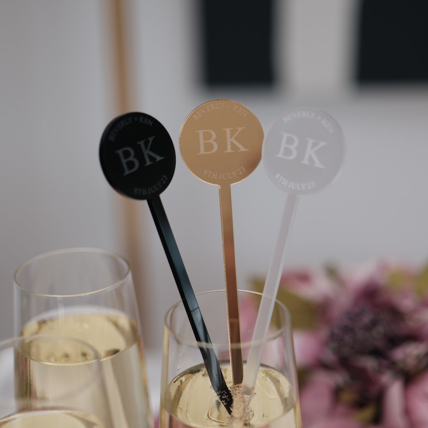 Wedding custom sticks