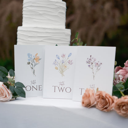 Floral Foamex Wedding Signage Package