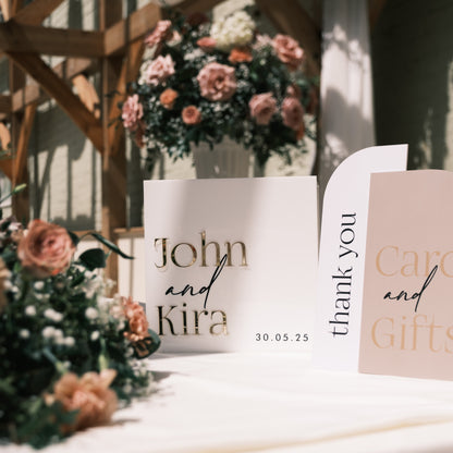 Personalised Wedding card box