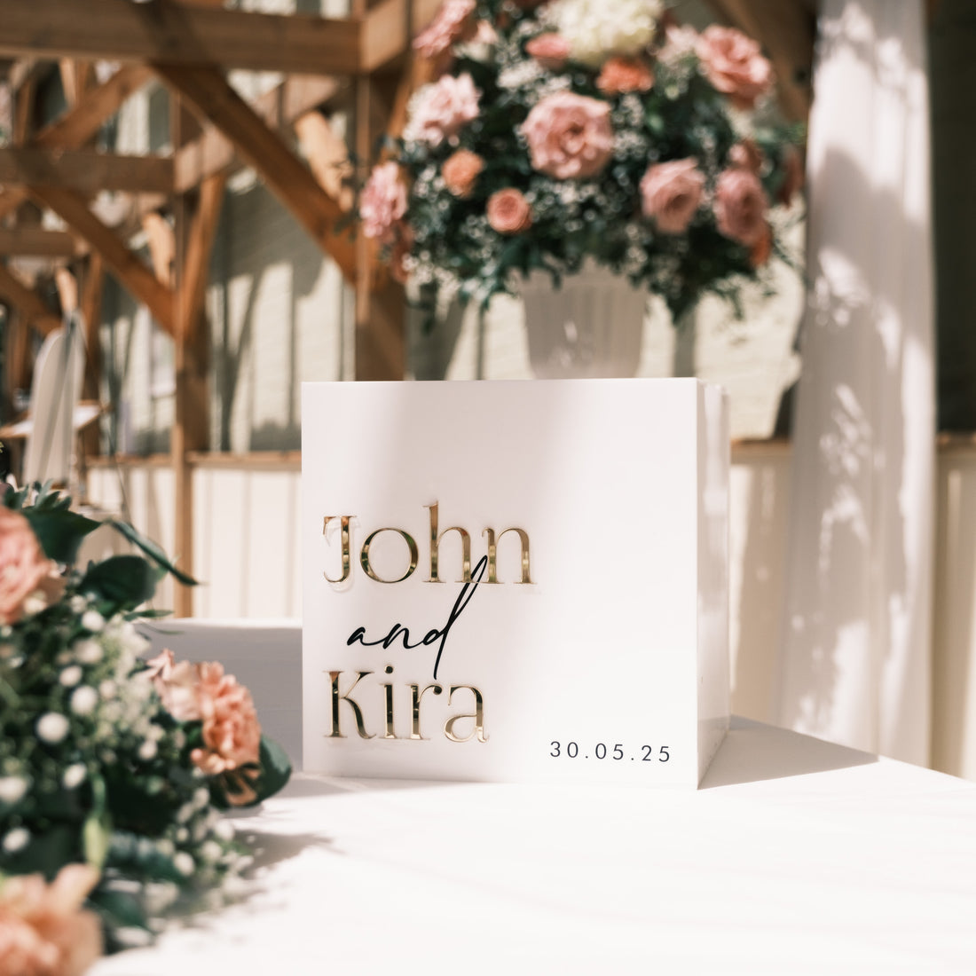 card box for wedding