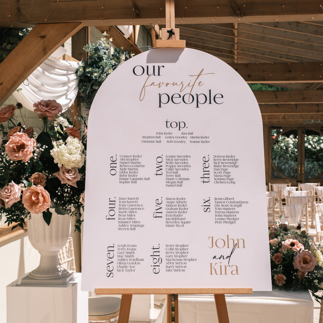 Seating plan