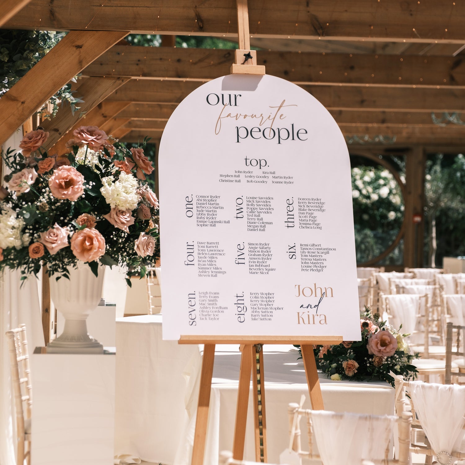 Foamex wedding sign
