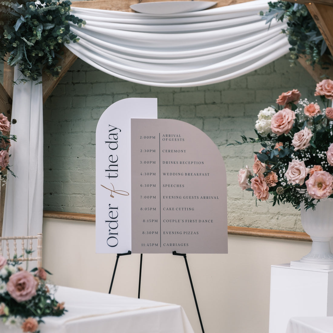 Wedding decor sign