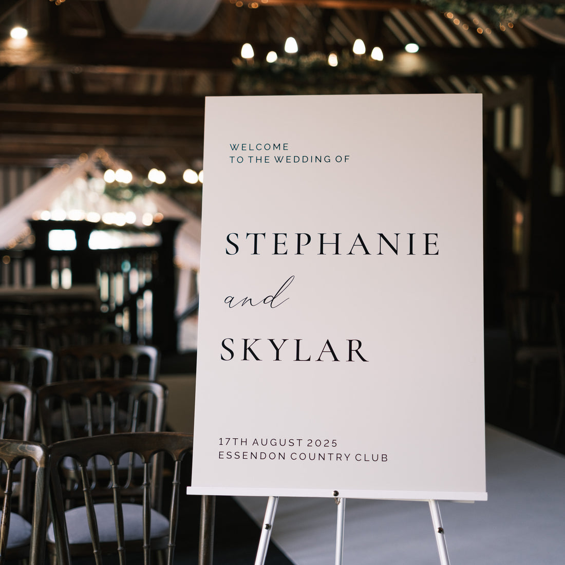 Neutral Foamex Wedding Signage Package