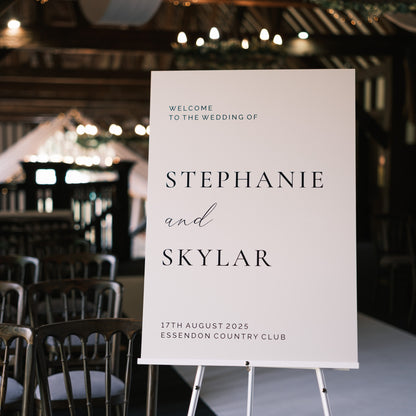 Neutral Foamex Wedding Signage Package