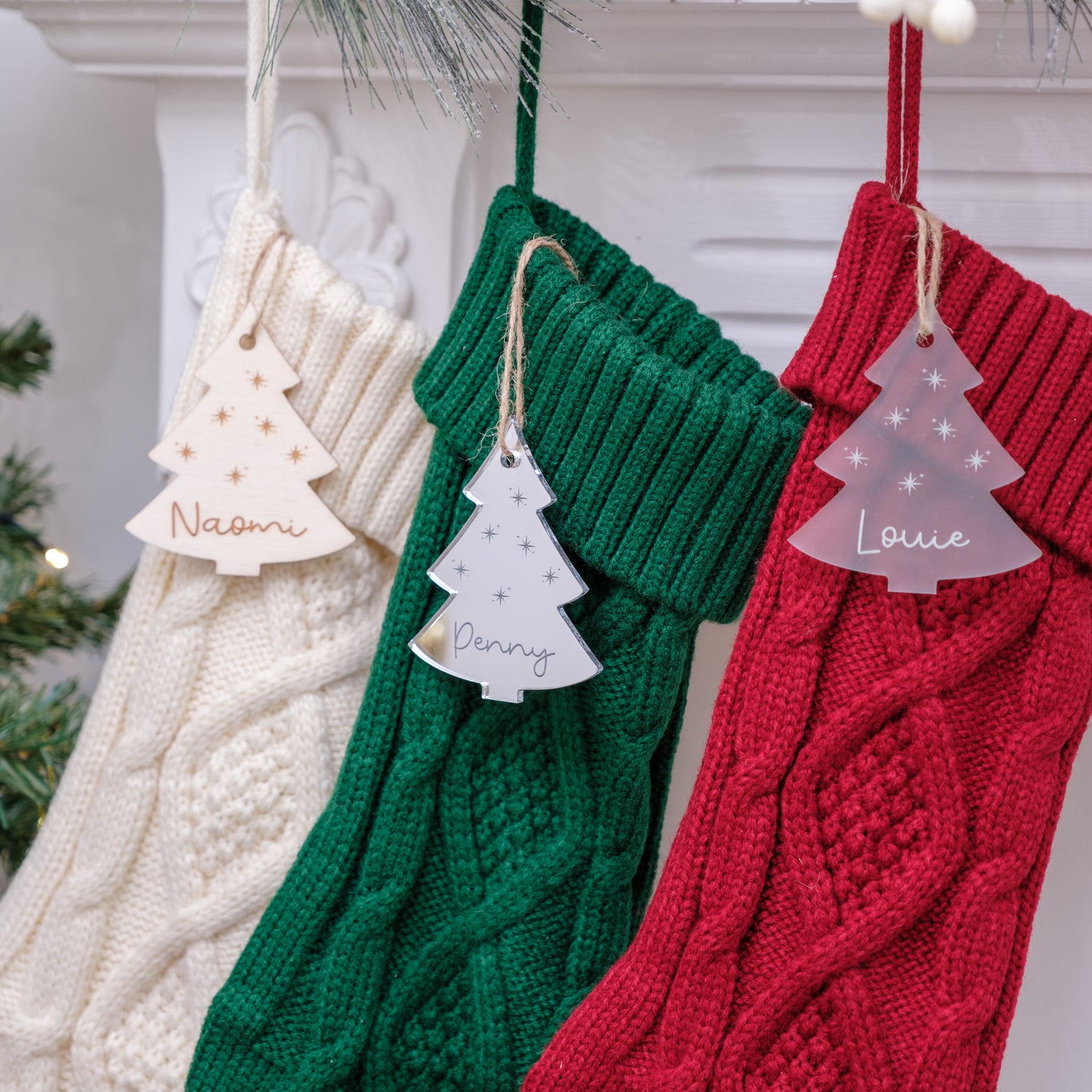  Knitted Christmas Stockings